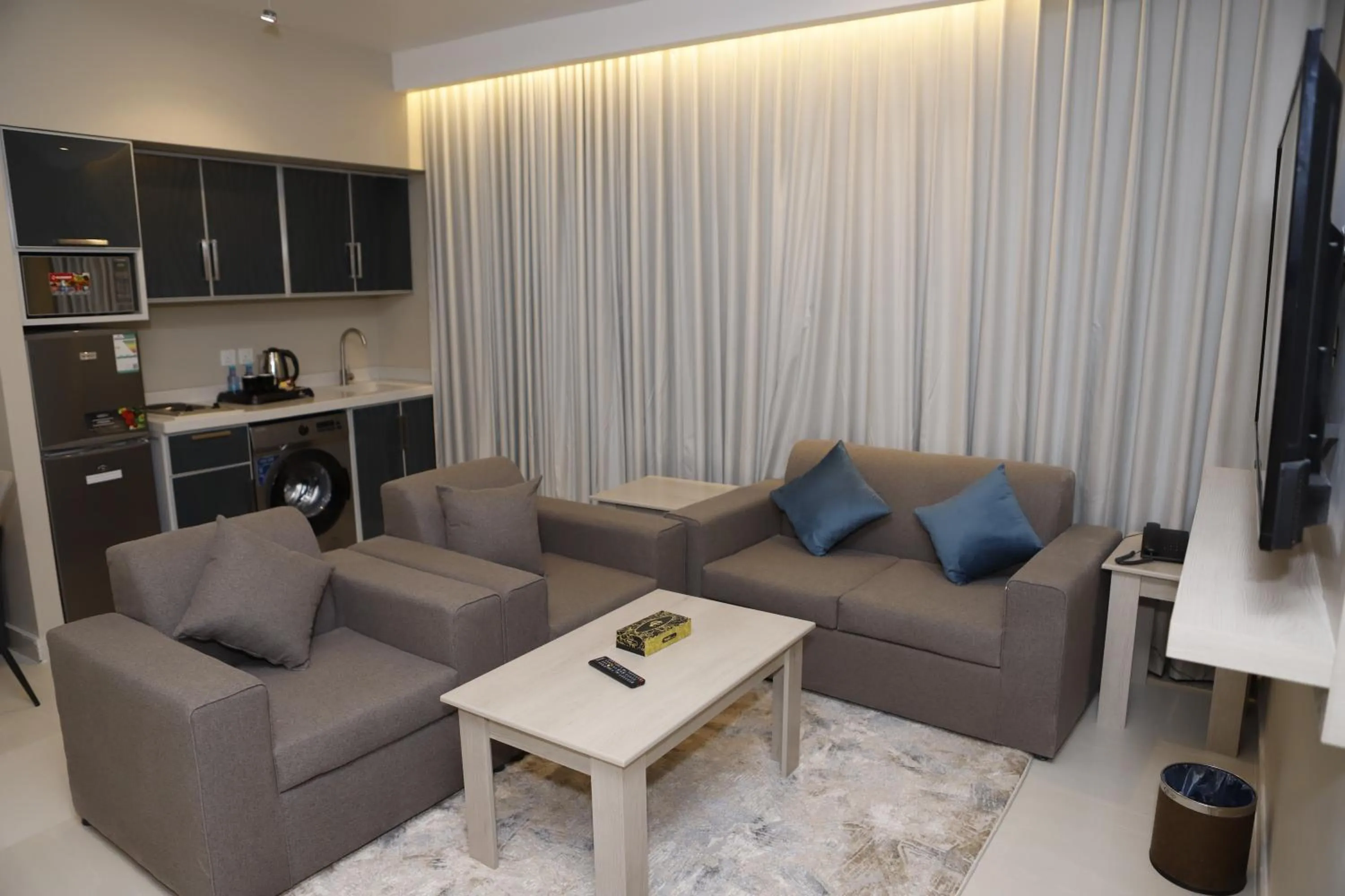 Living room in غرناطة بالاس ان للشقق المخدومة