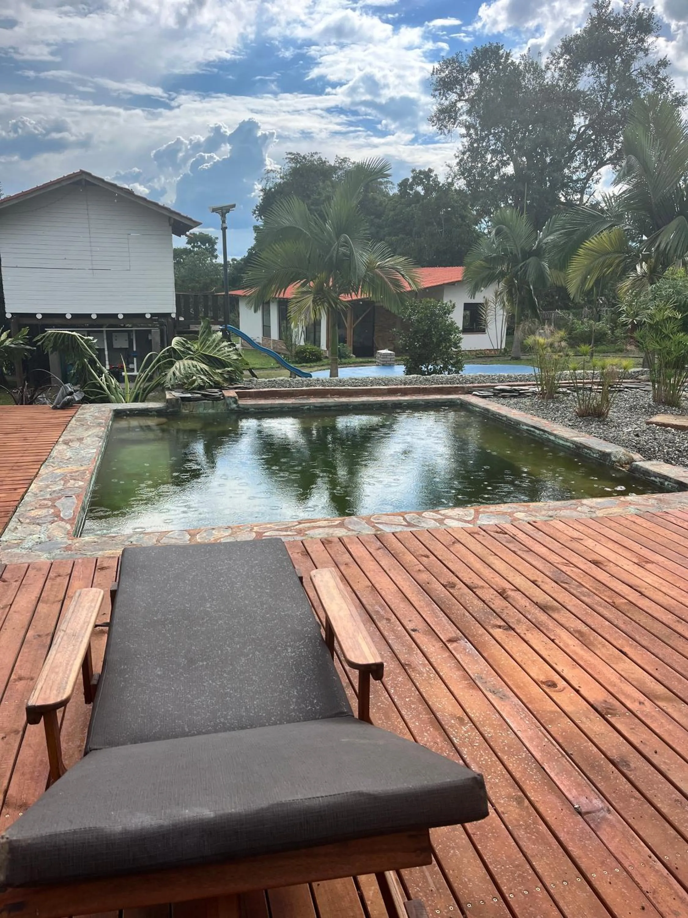 Swimming pool in Ecohotel Alma