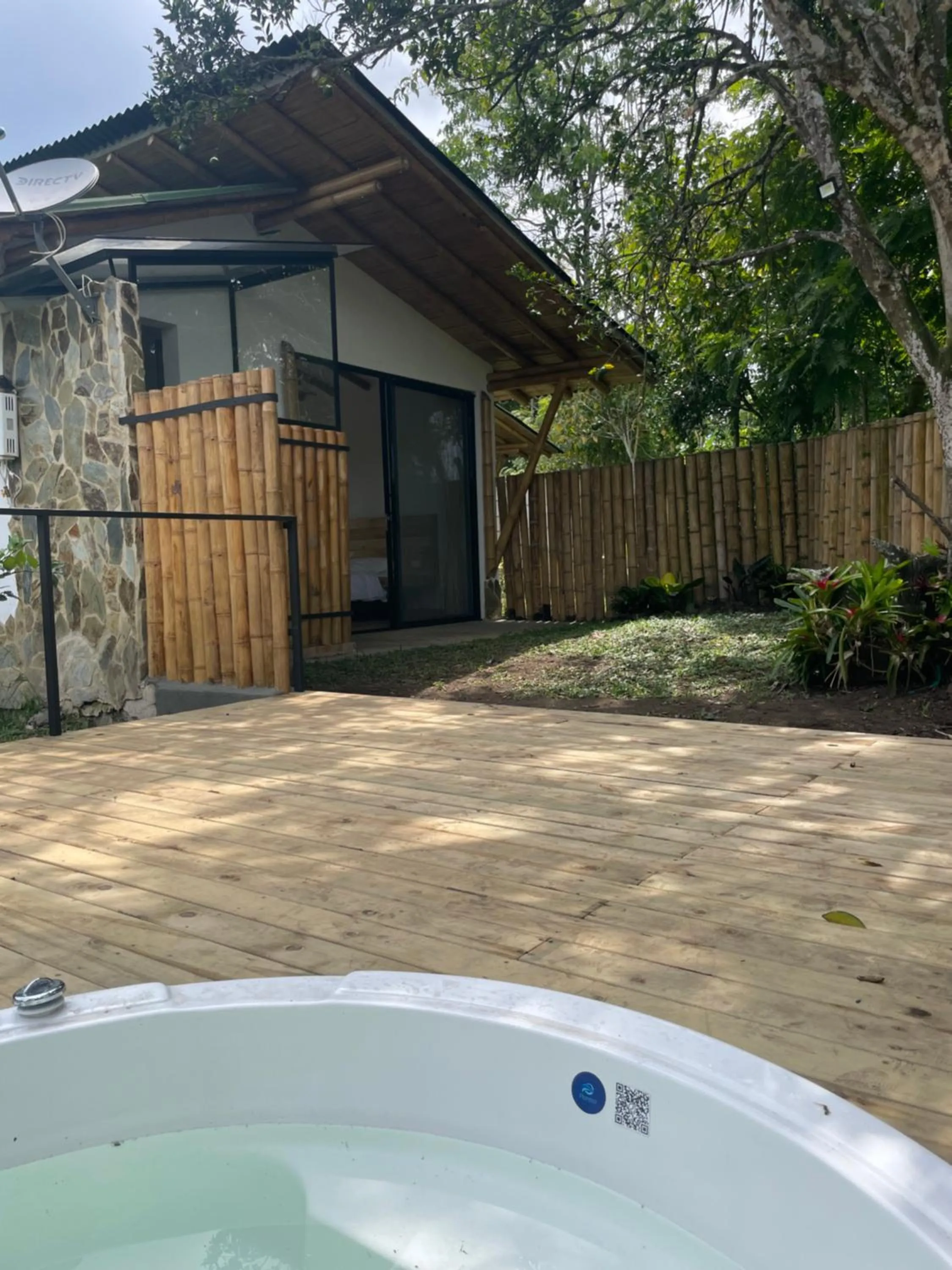 Garden in Ecohotel Alma