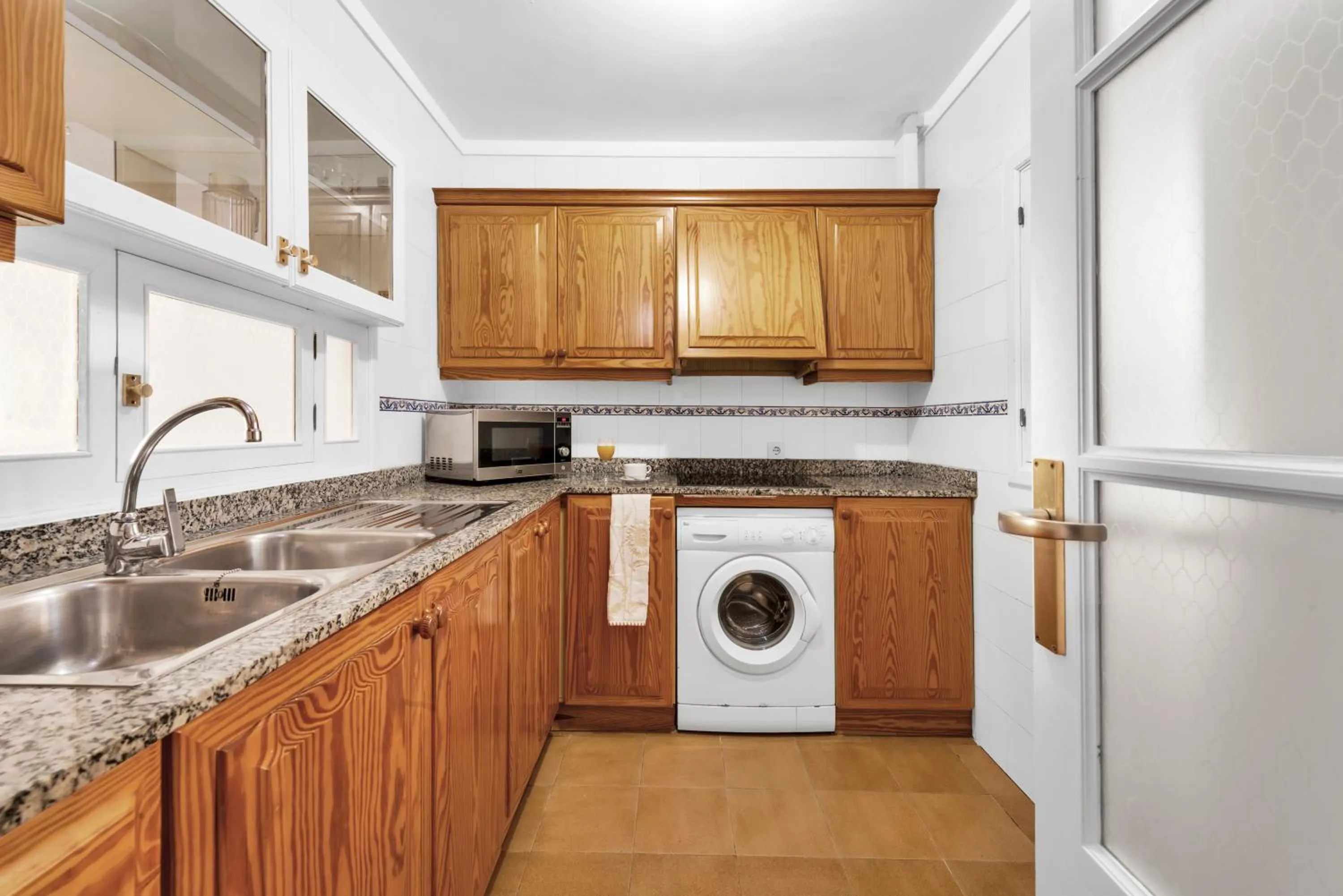 kitchen in Aparthotel Ona Cala Pi Club