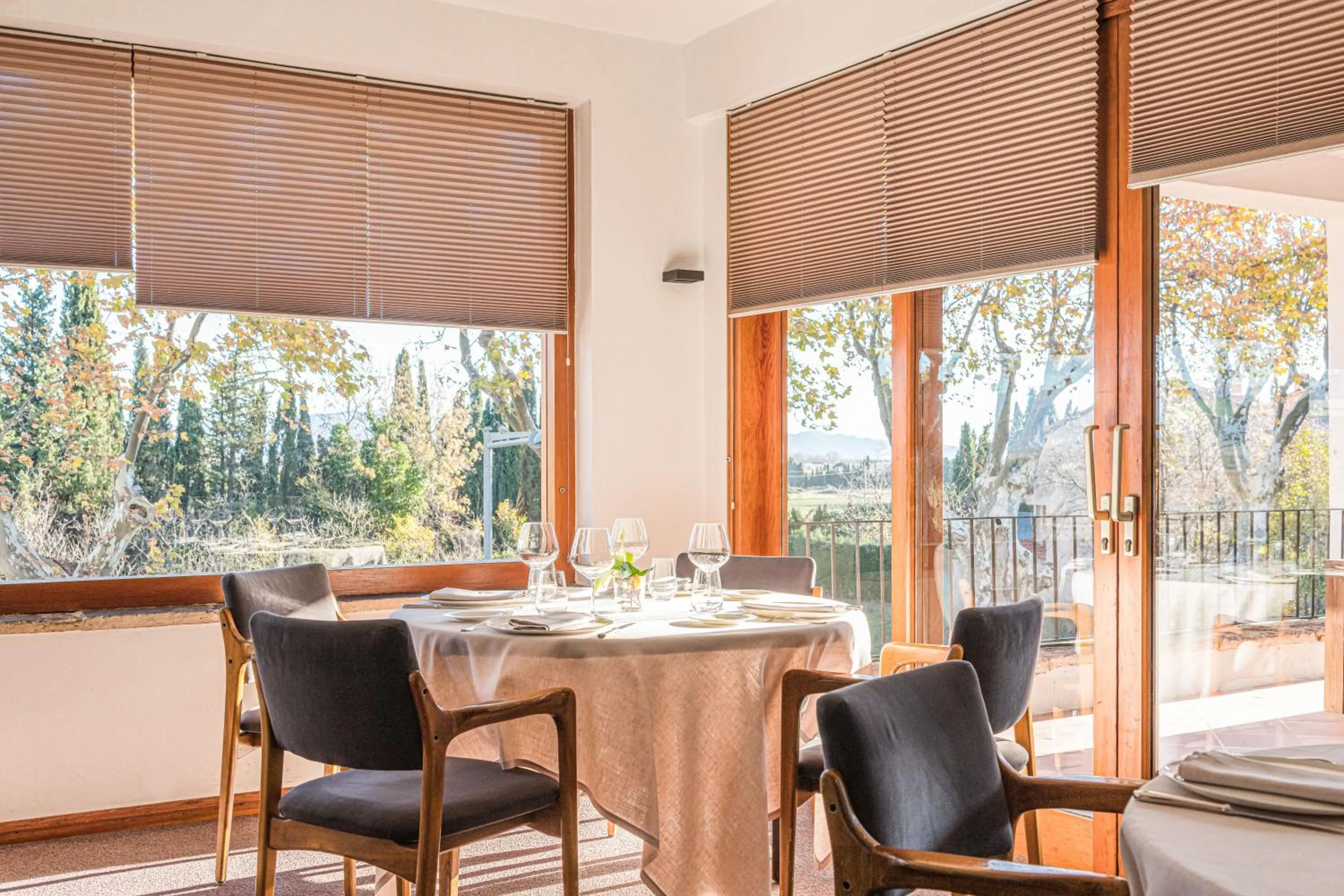 Dining area in Hotel Emporda