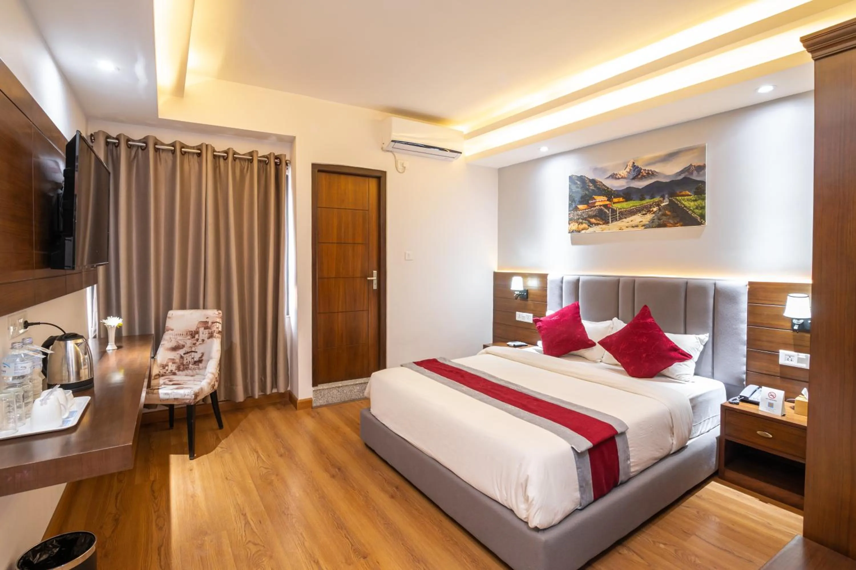 Photo of the whole room, Bed in Hotel Ama-La, Thamel, Kathmandu