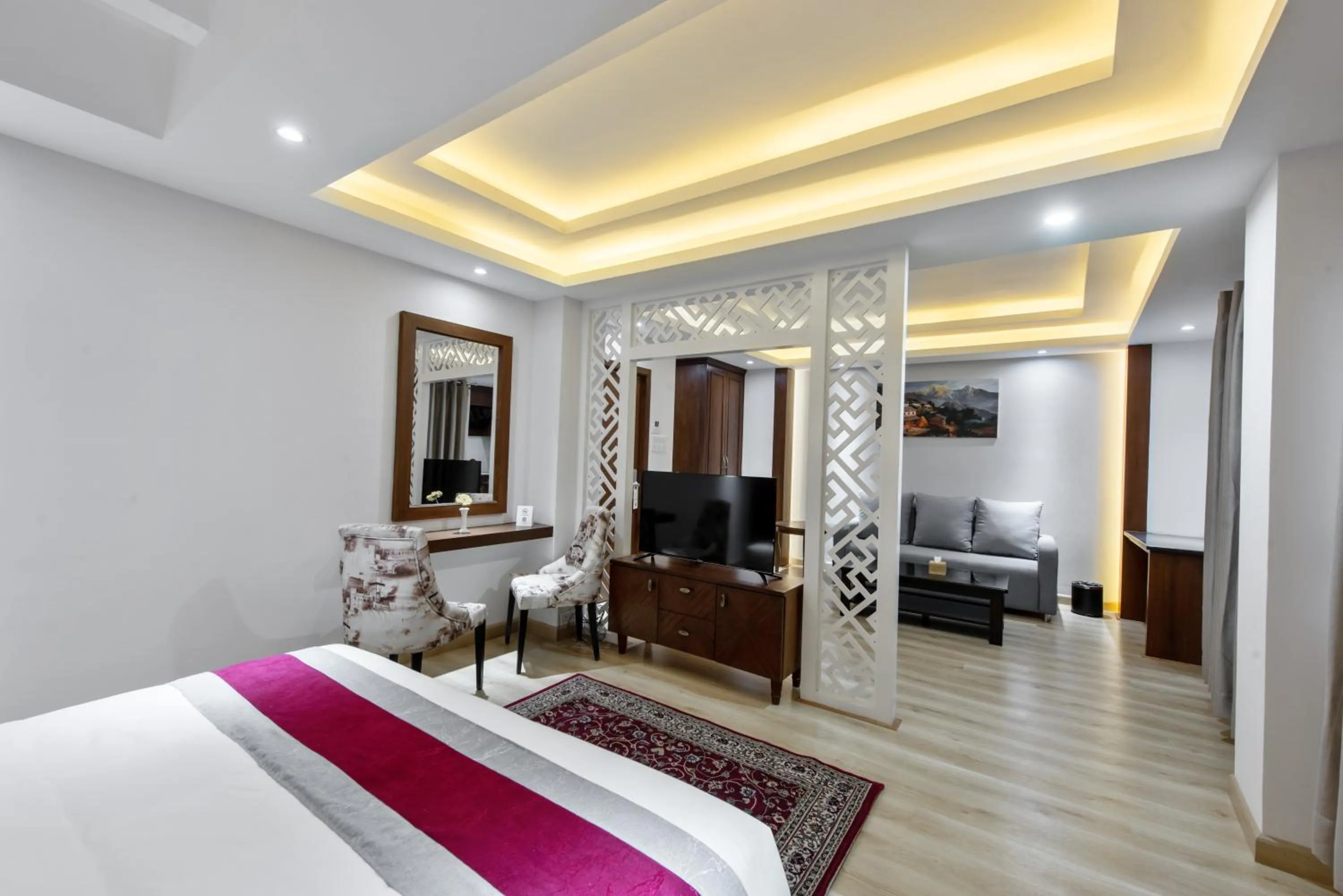 Photo of the whole room, Bed in Hotel Ama-La, Thamel, Kathmandu