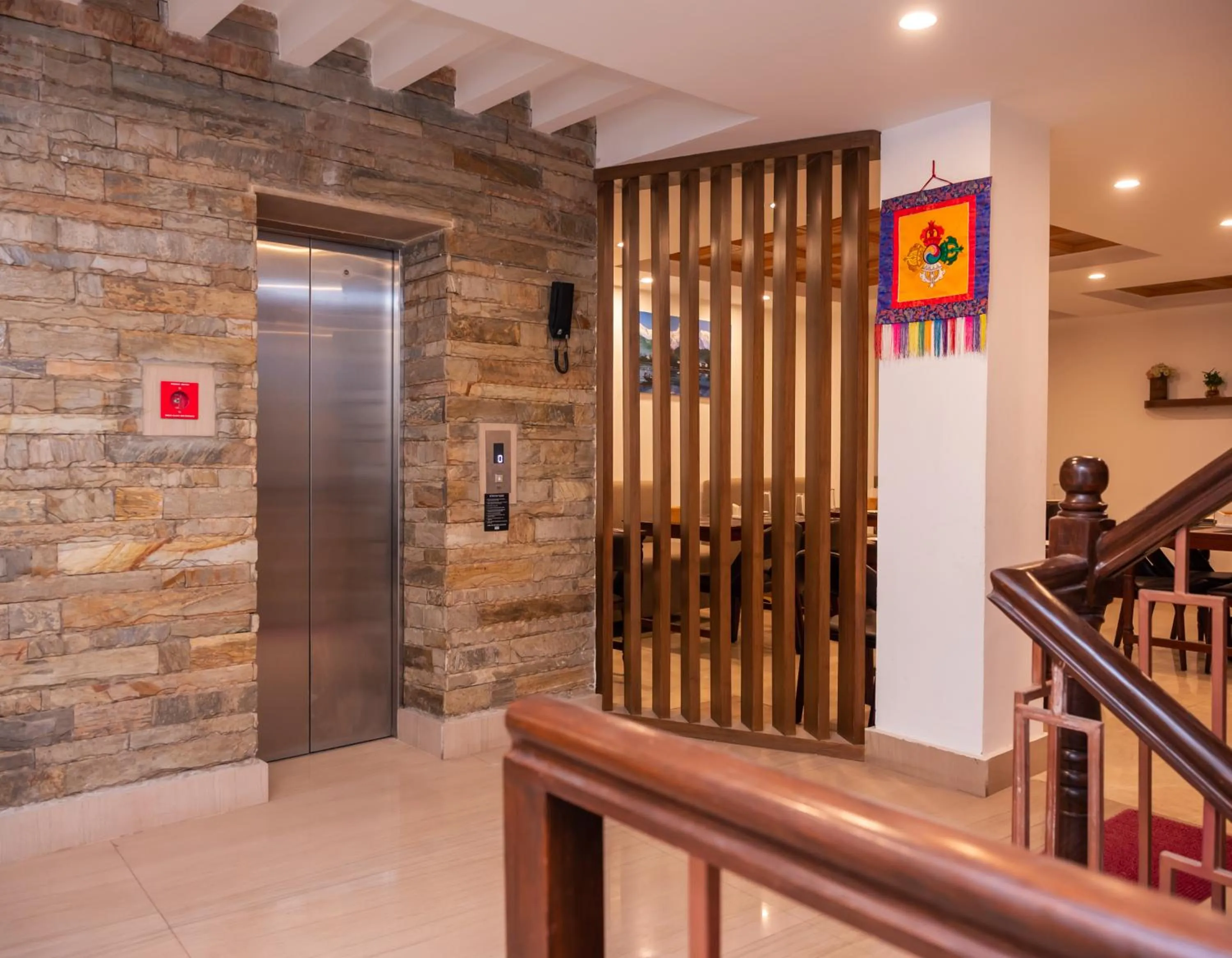 elevator in Hotel Ama-La, Thamel, Kathmandu