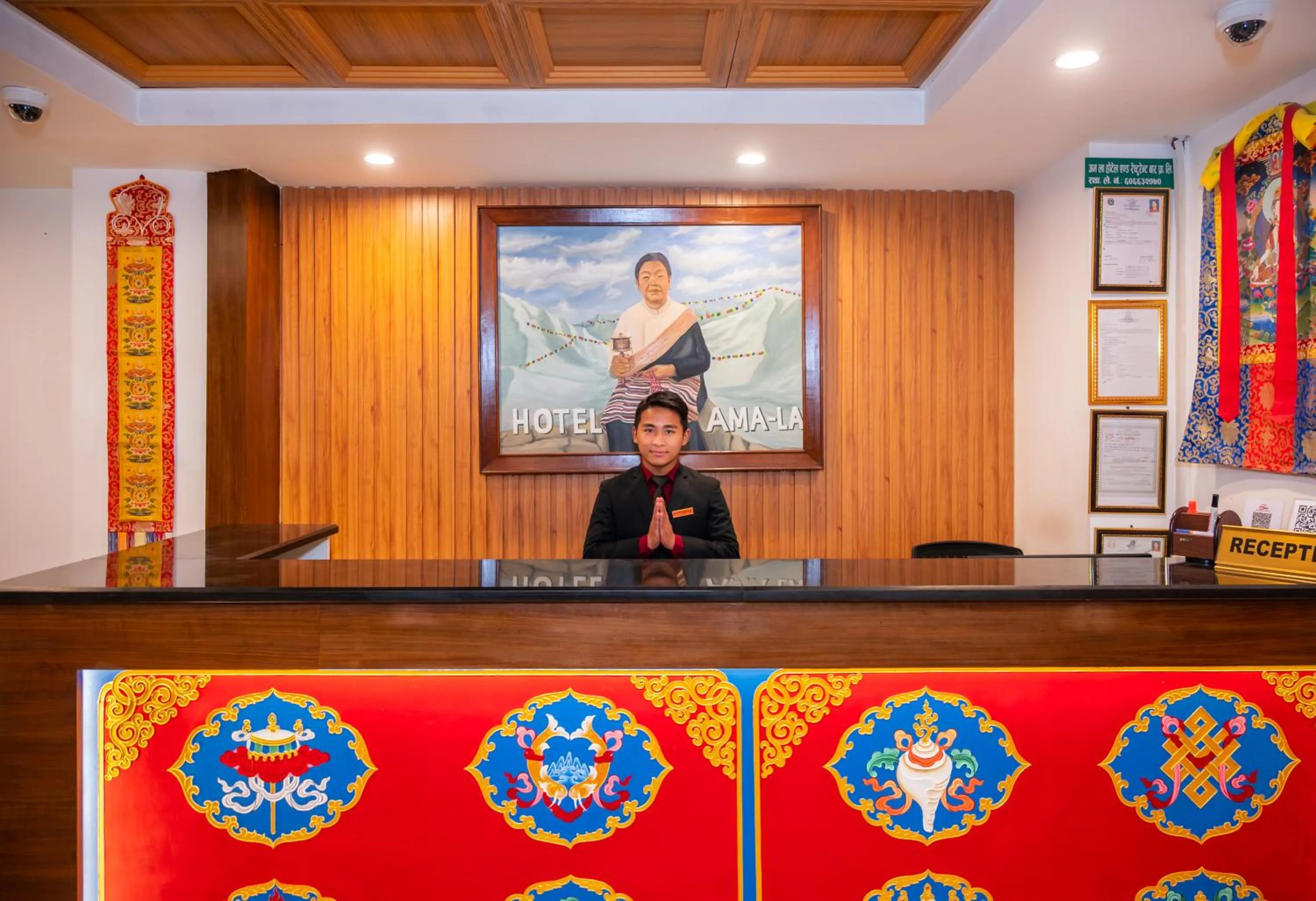 Lobby or reception in Hotel Ama-La, Thamel, Kathmandu