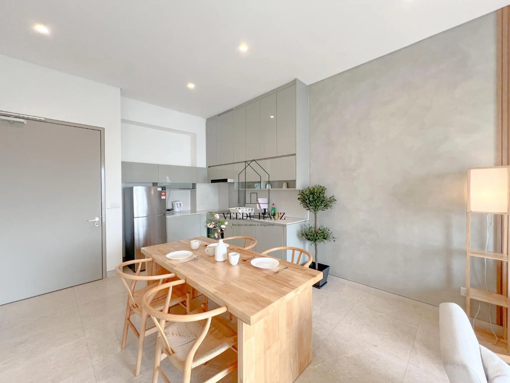 Living room in Lucentia Residences BBCC at Lalaport Kuala Lumpur by Veedu Hauz