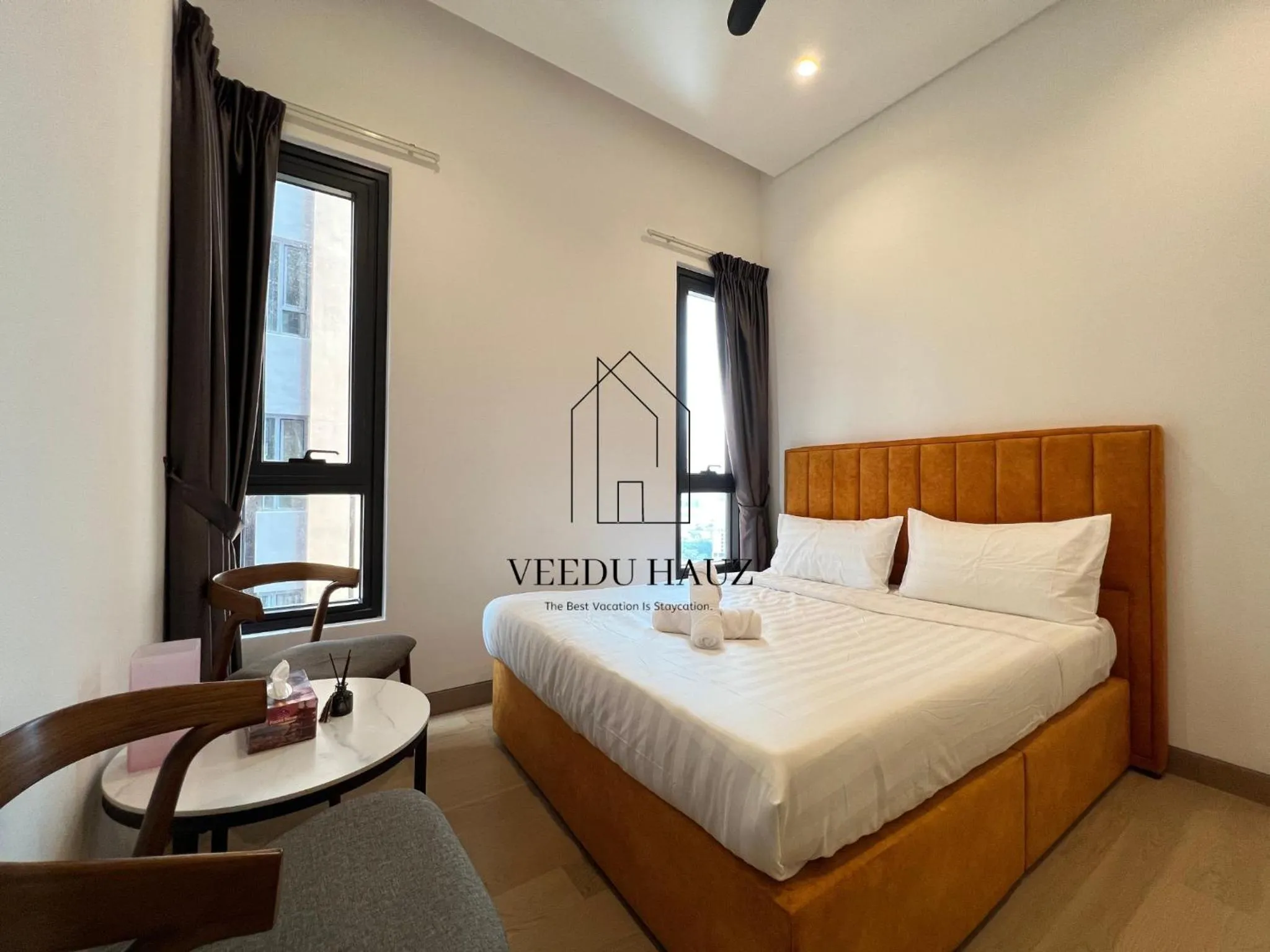 Bed in Lucentia Residences BBCC at Lalaport Kuala Lumpur by Veedu Hauz