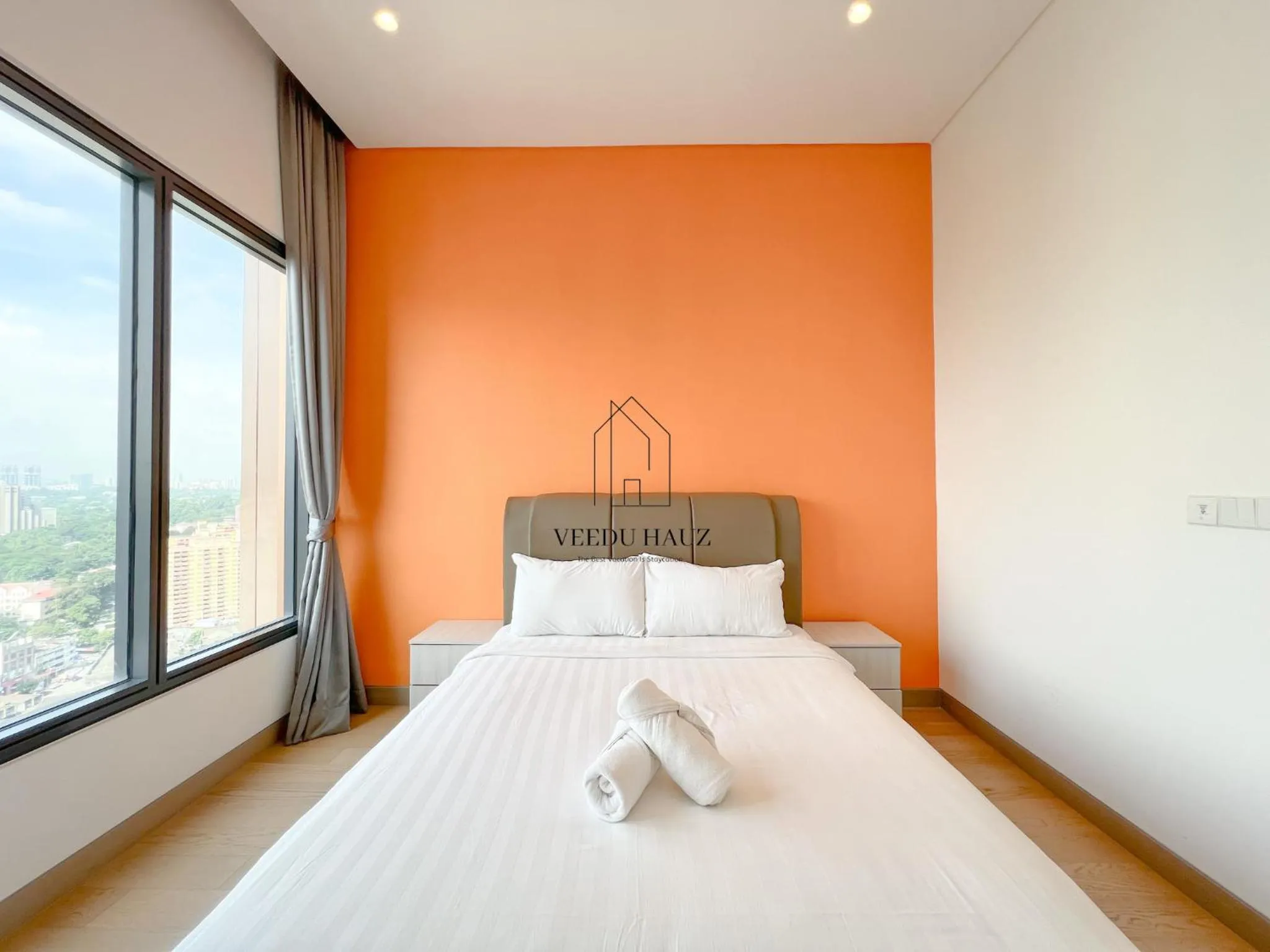 Bed in Lucentia Residences BBCC at Lalaport Kuala Lumpur by Veedu Hauz