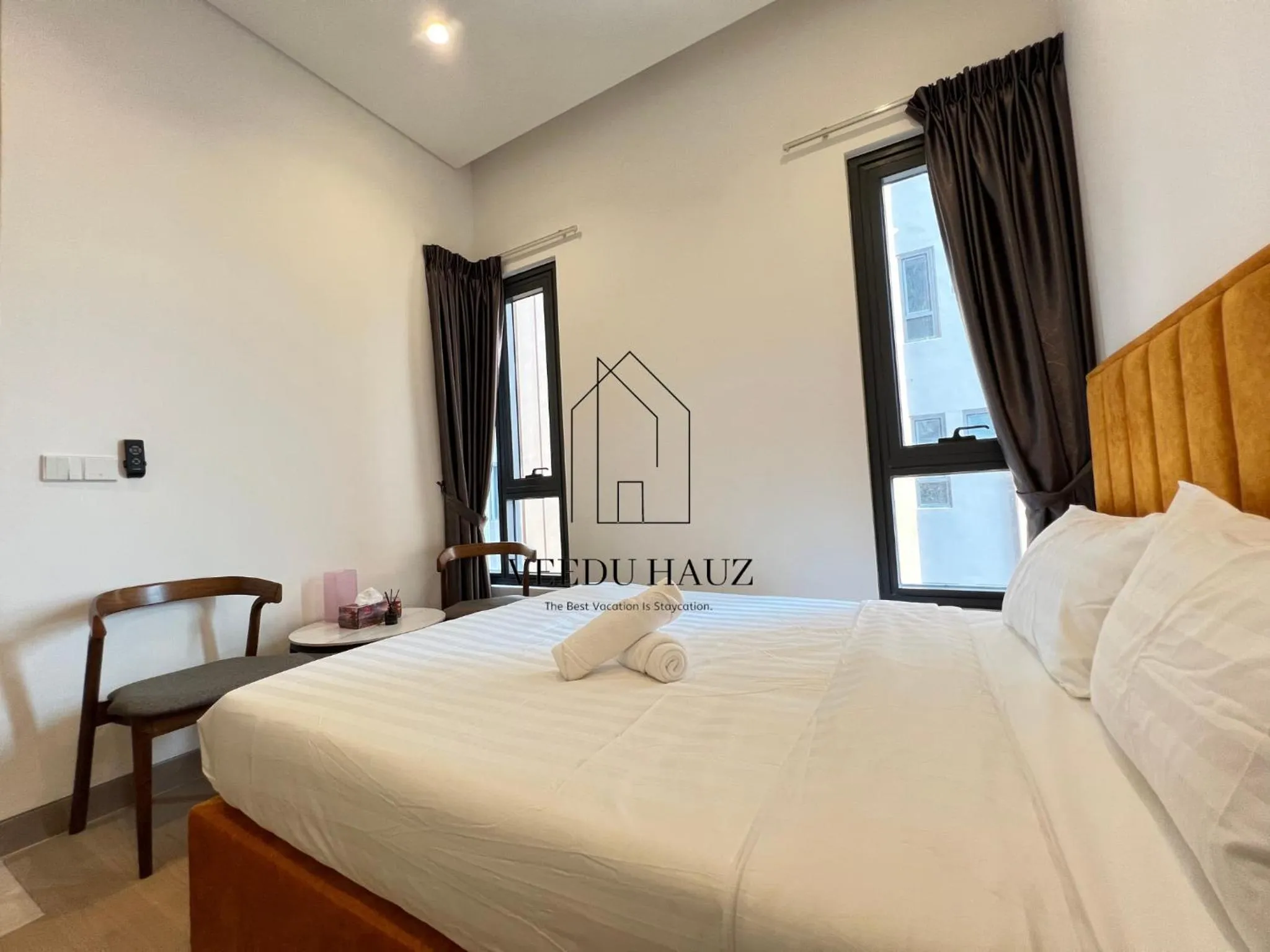 Bed in Lucentia Residences BBCC at Lalaport Kuala Lumpur by Veedu Hauz