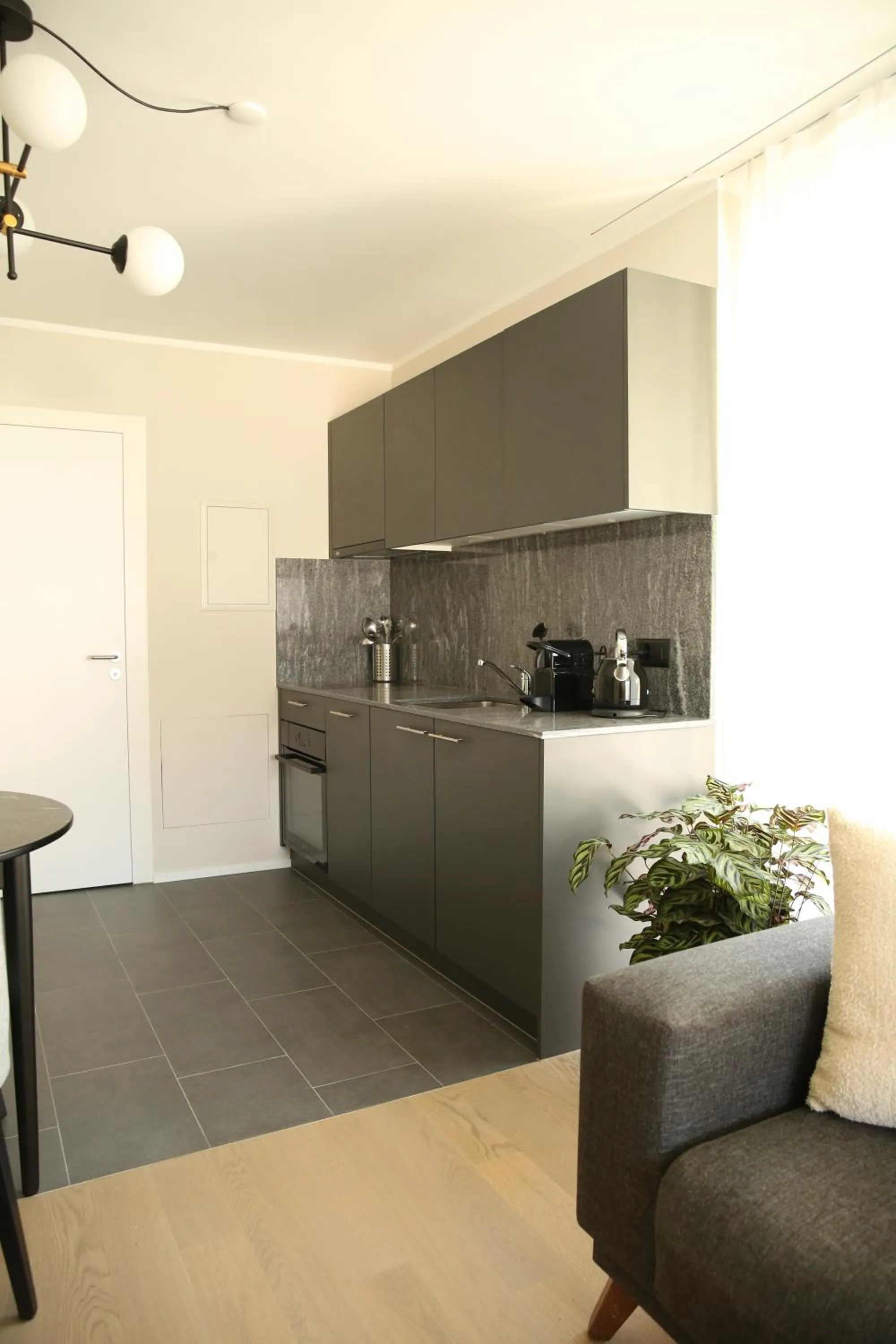kitchen in Lamira Serviced Apartments Zurich City