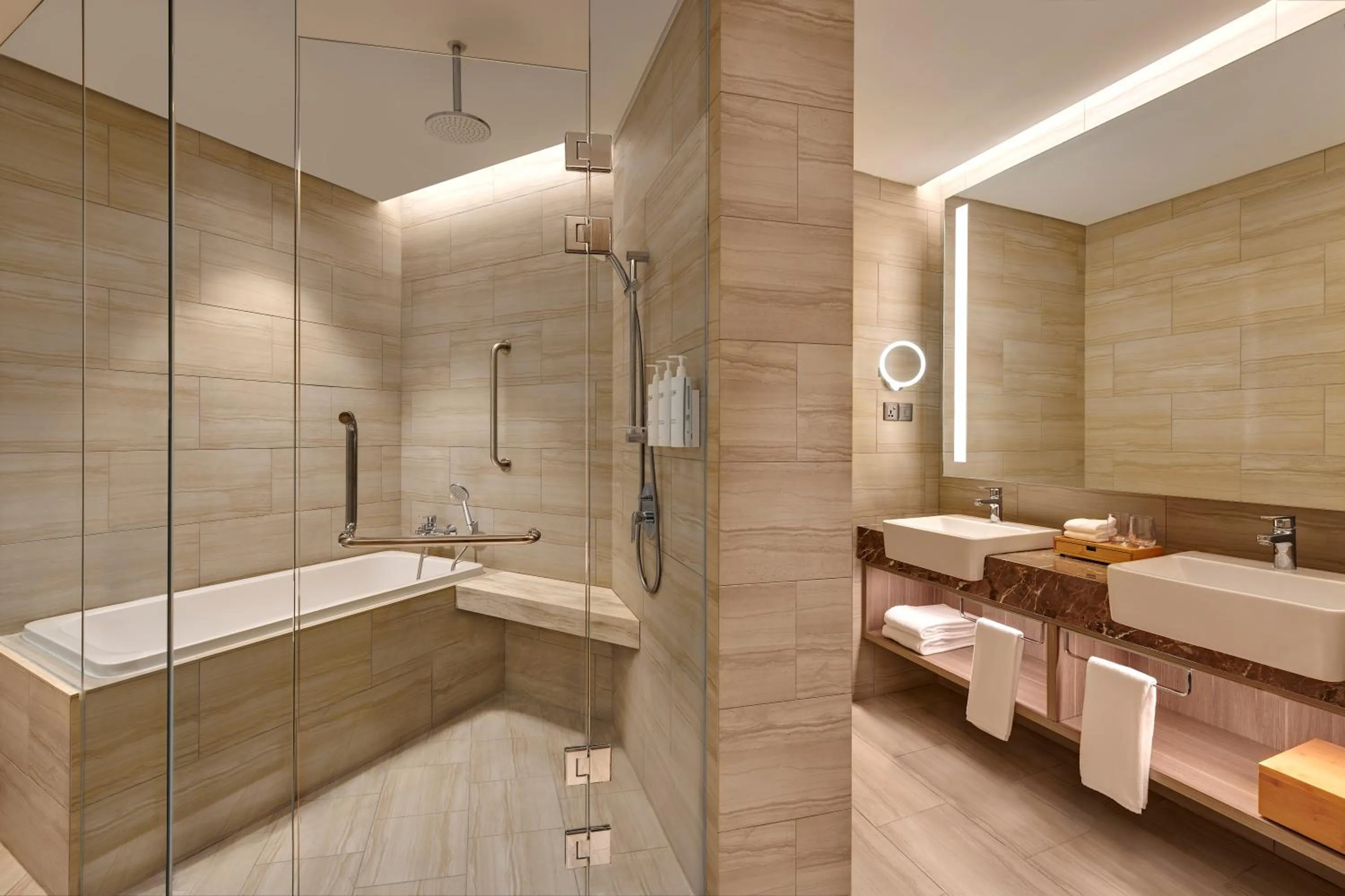 Shower in Courtyard by Marriott Setia Alam