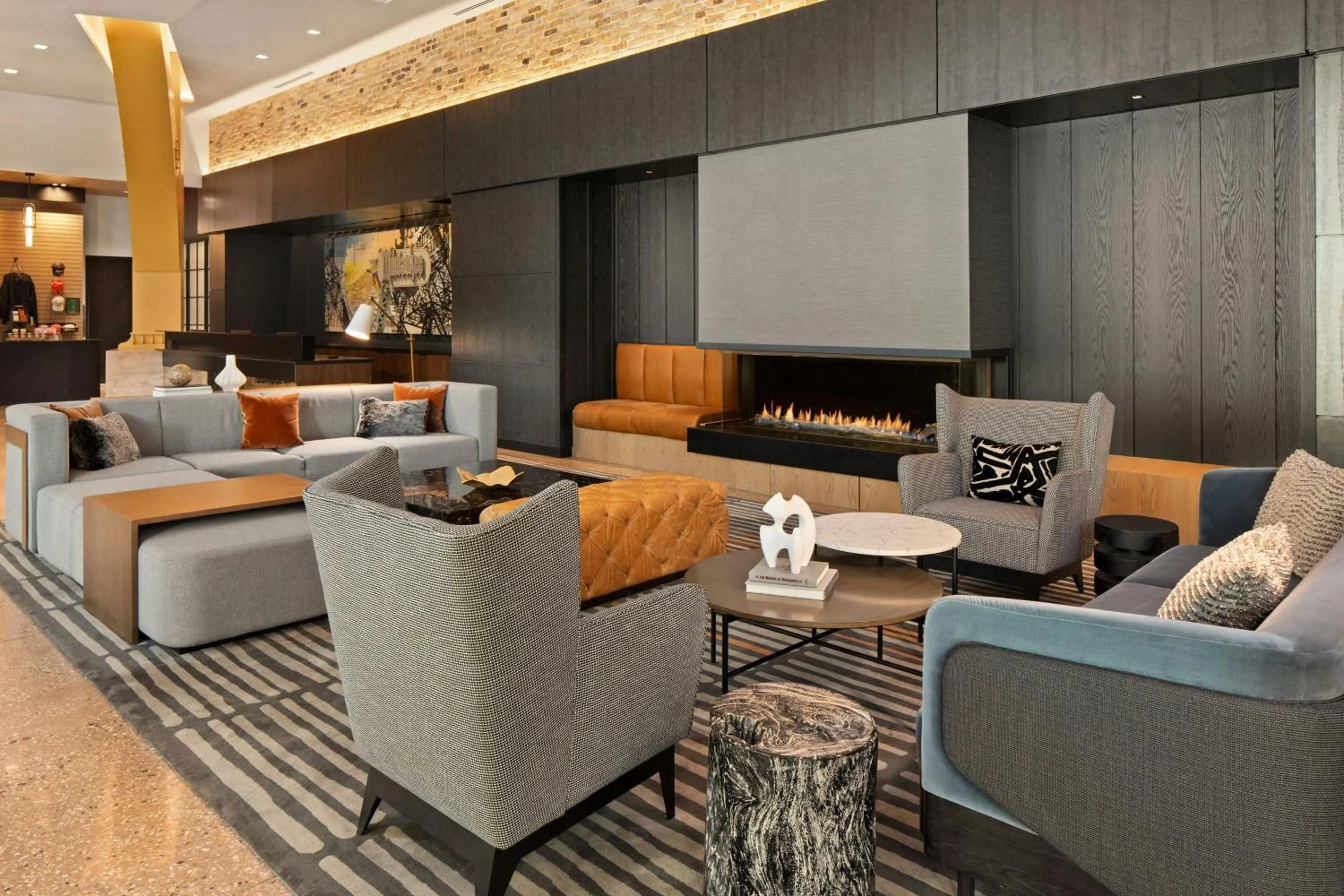 Lobby or reception in The Trade, Autograph Collection