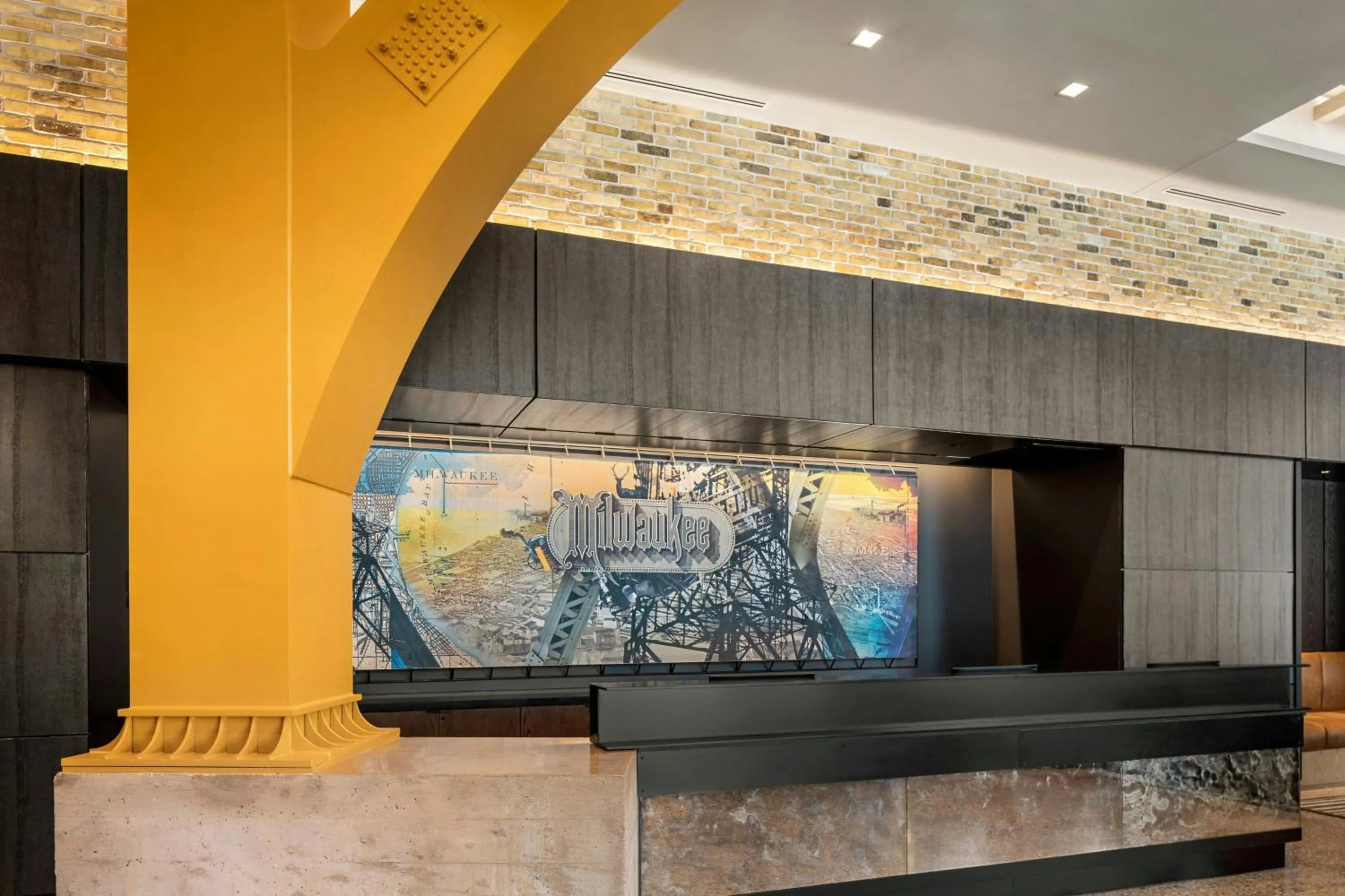 Lobby or reception in The Trade, Autograph Collection