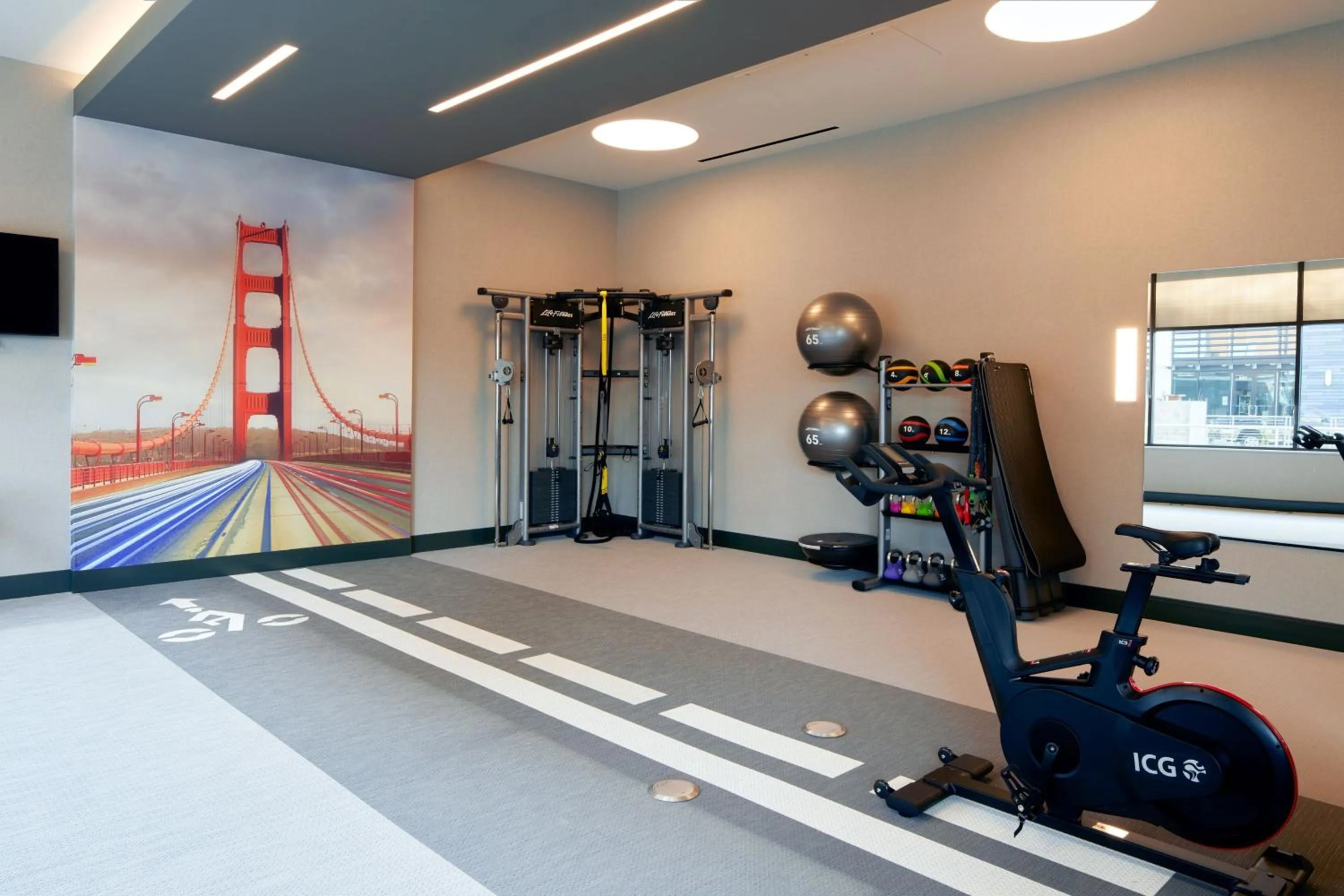Fitness centre/facilities in Residence Inn by Marriott San Francisco Airport Millbrae Station
