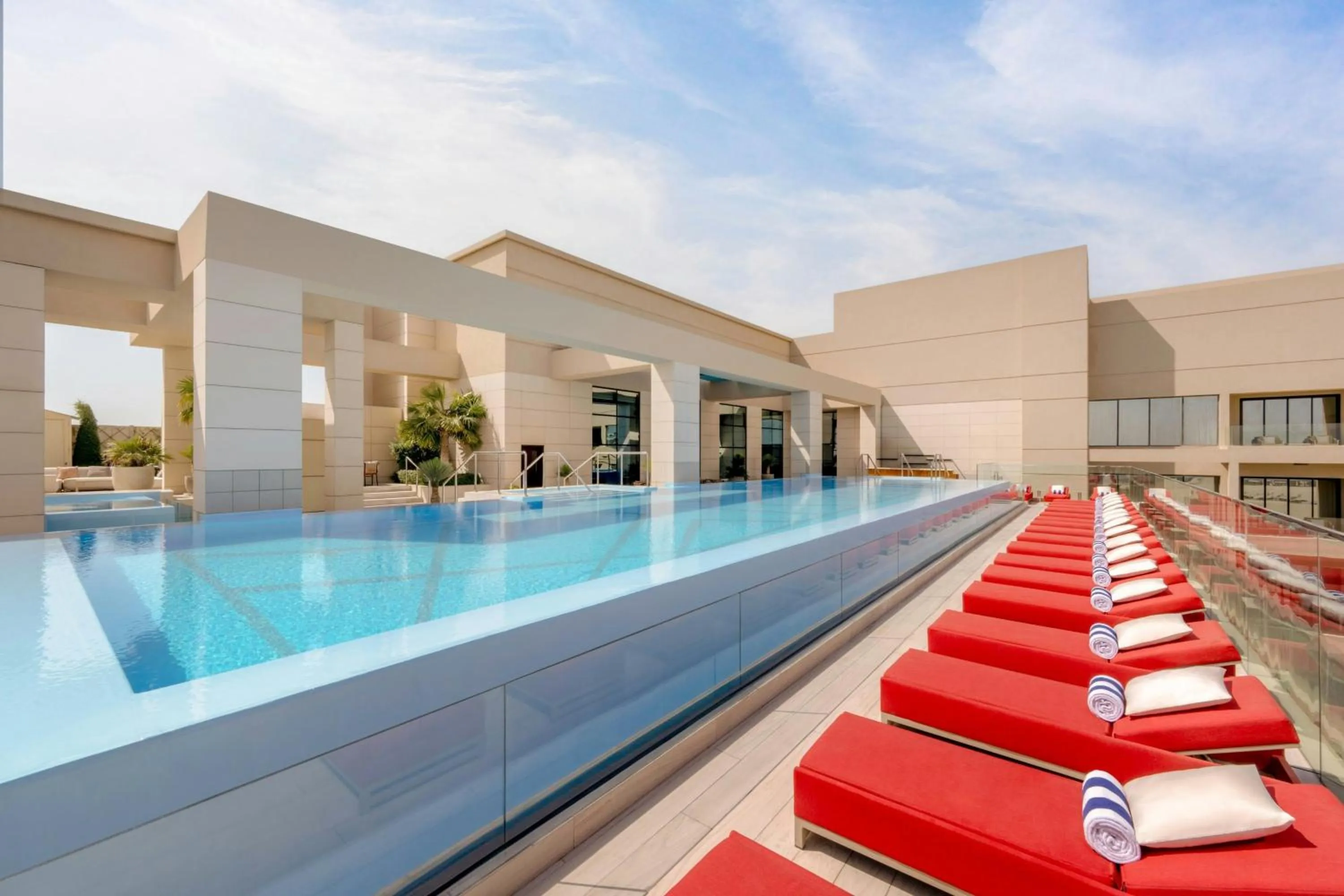 Swimming pool in Agora, Doha, Autograph Collection