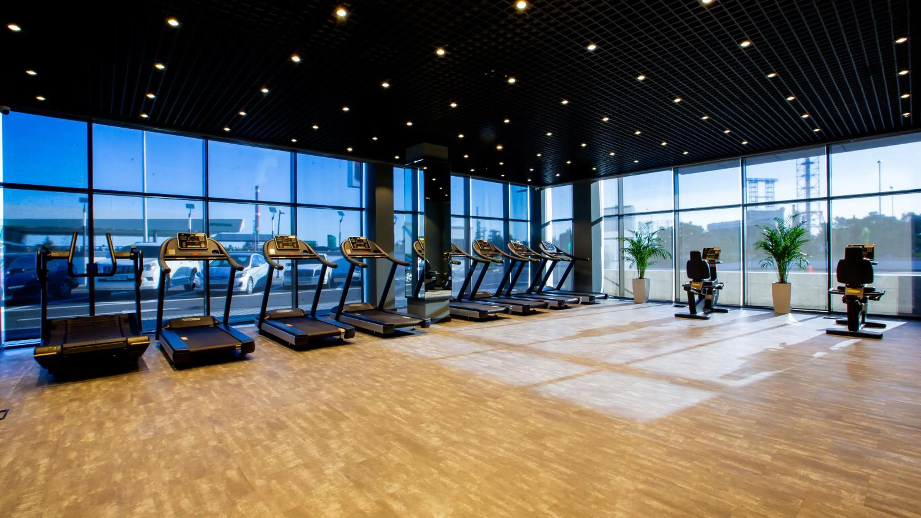 Fitness centre/facilities in Wyndham Garden Baku