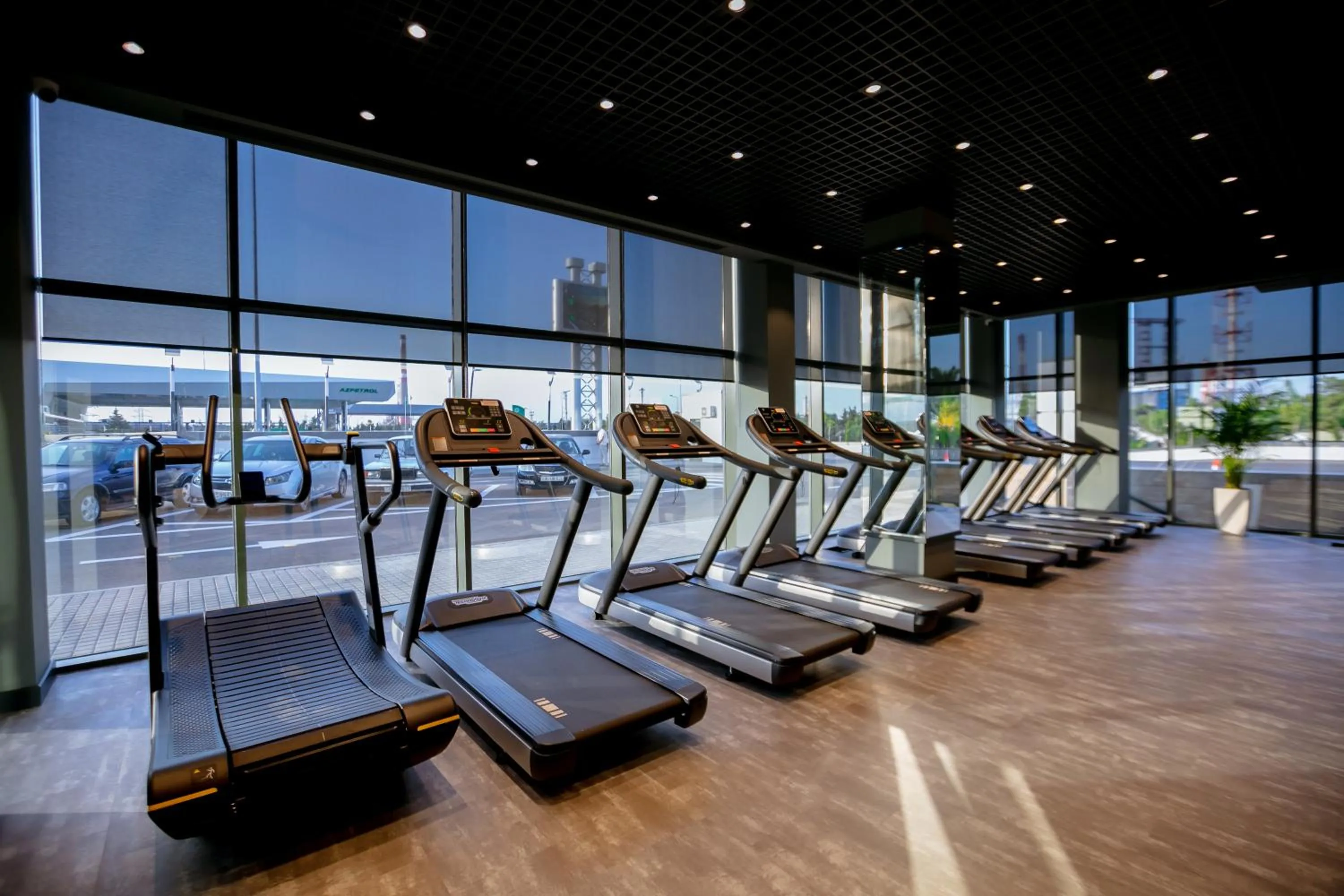 Fitness centre/facilities in Wyndham Garden Baku