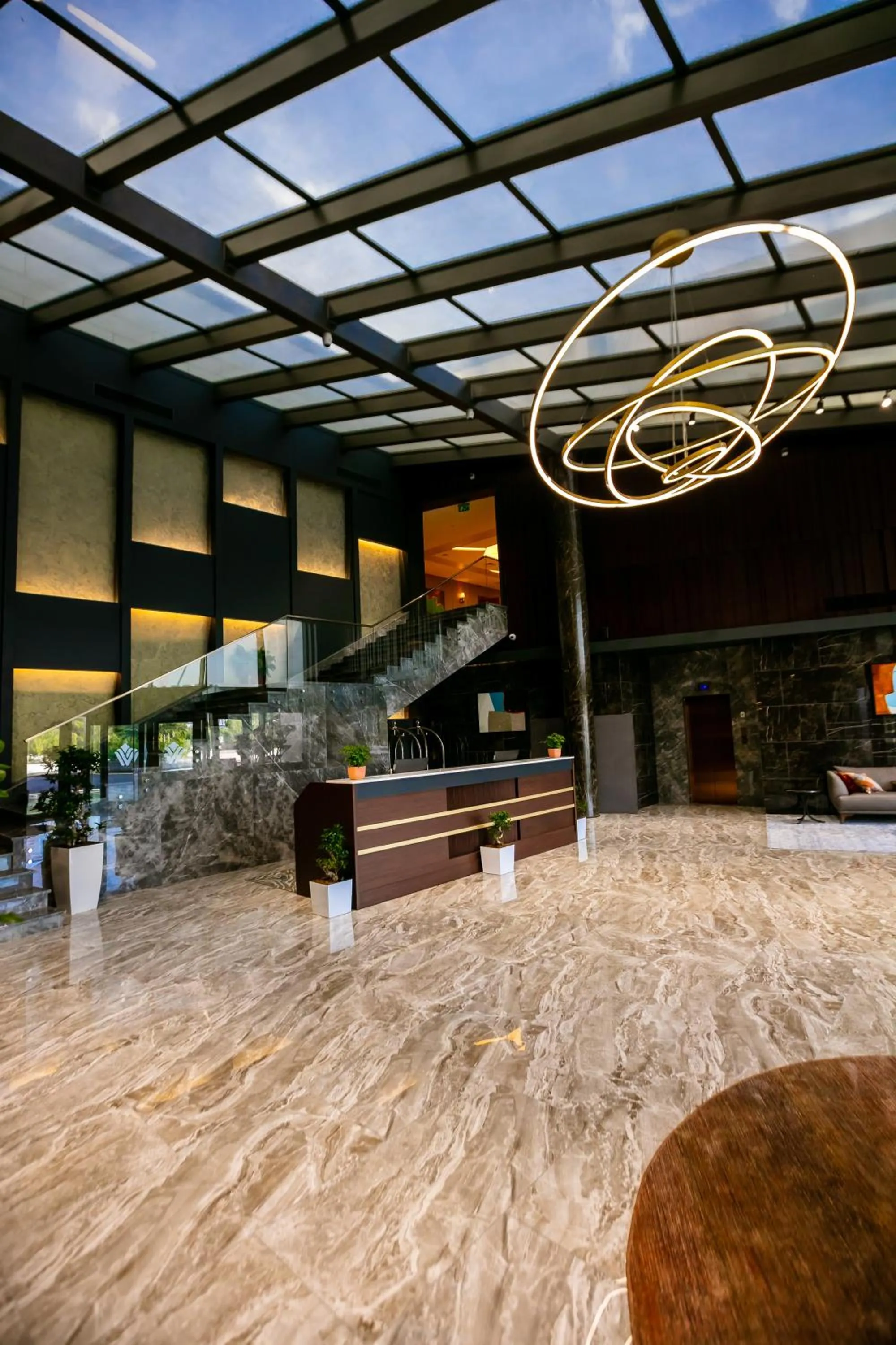 Lobby or reception in Wyndham Garden Baku