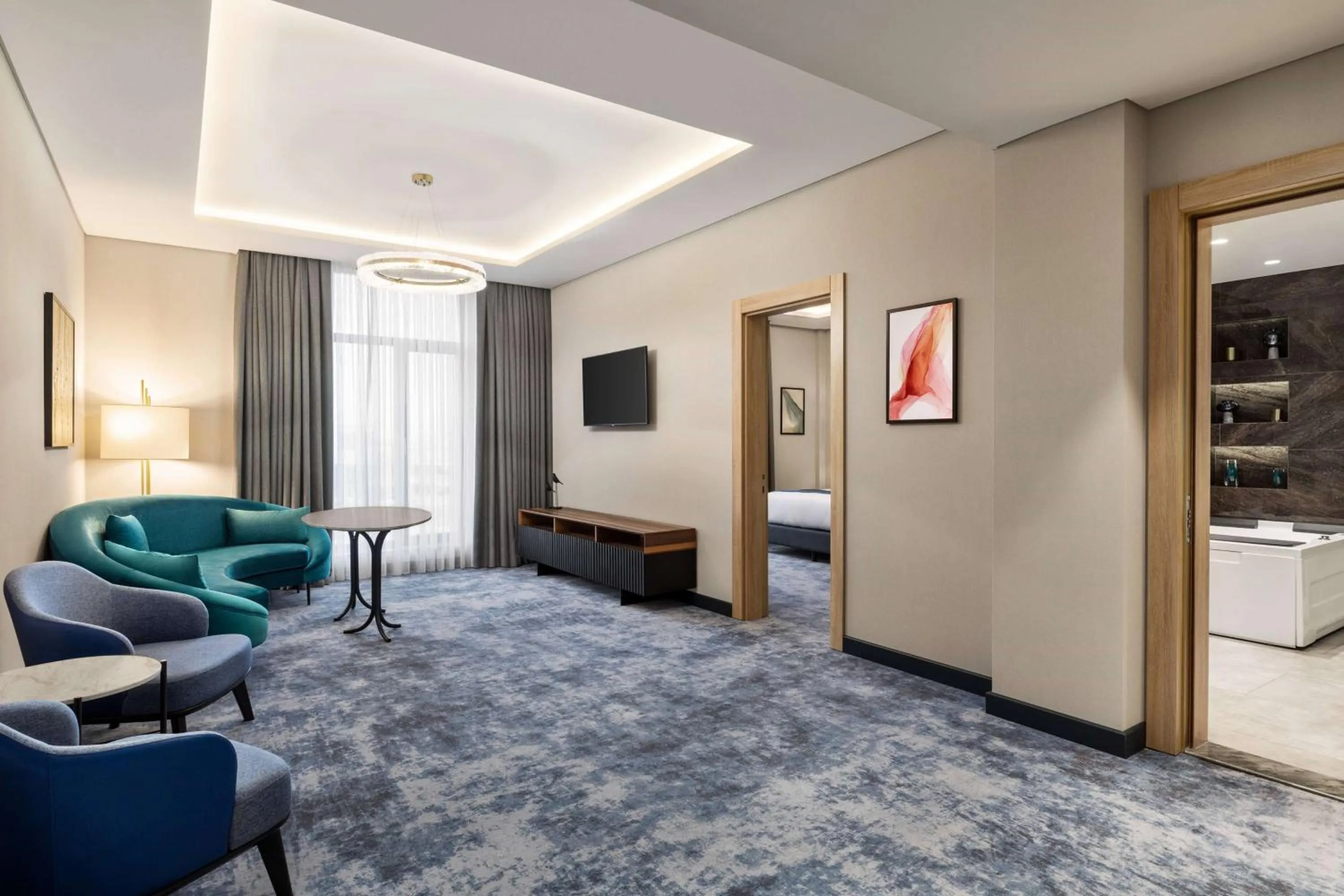 Bed in Wyndham Garden Baku