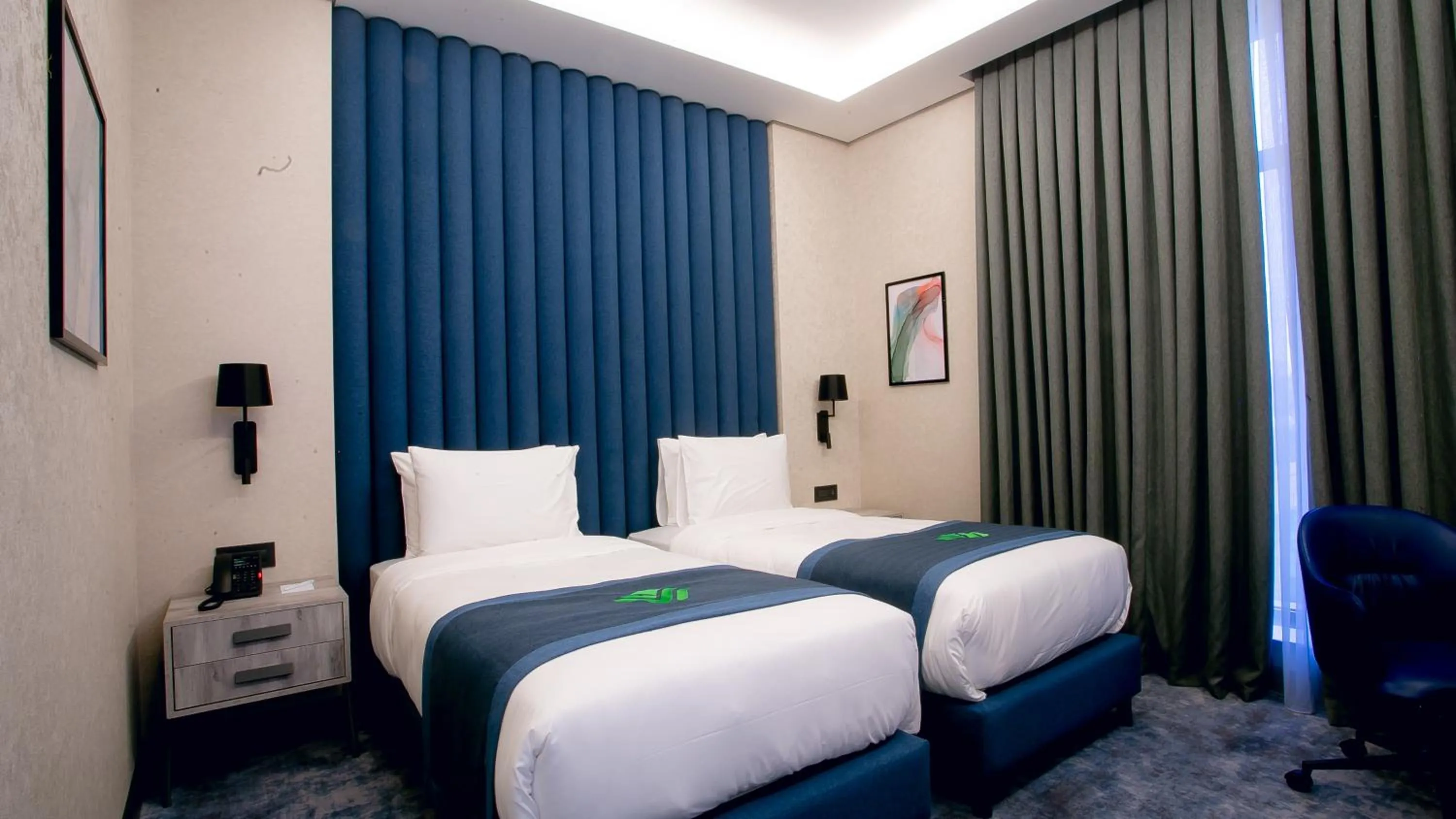 Bed in Wyndham Garden Baku