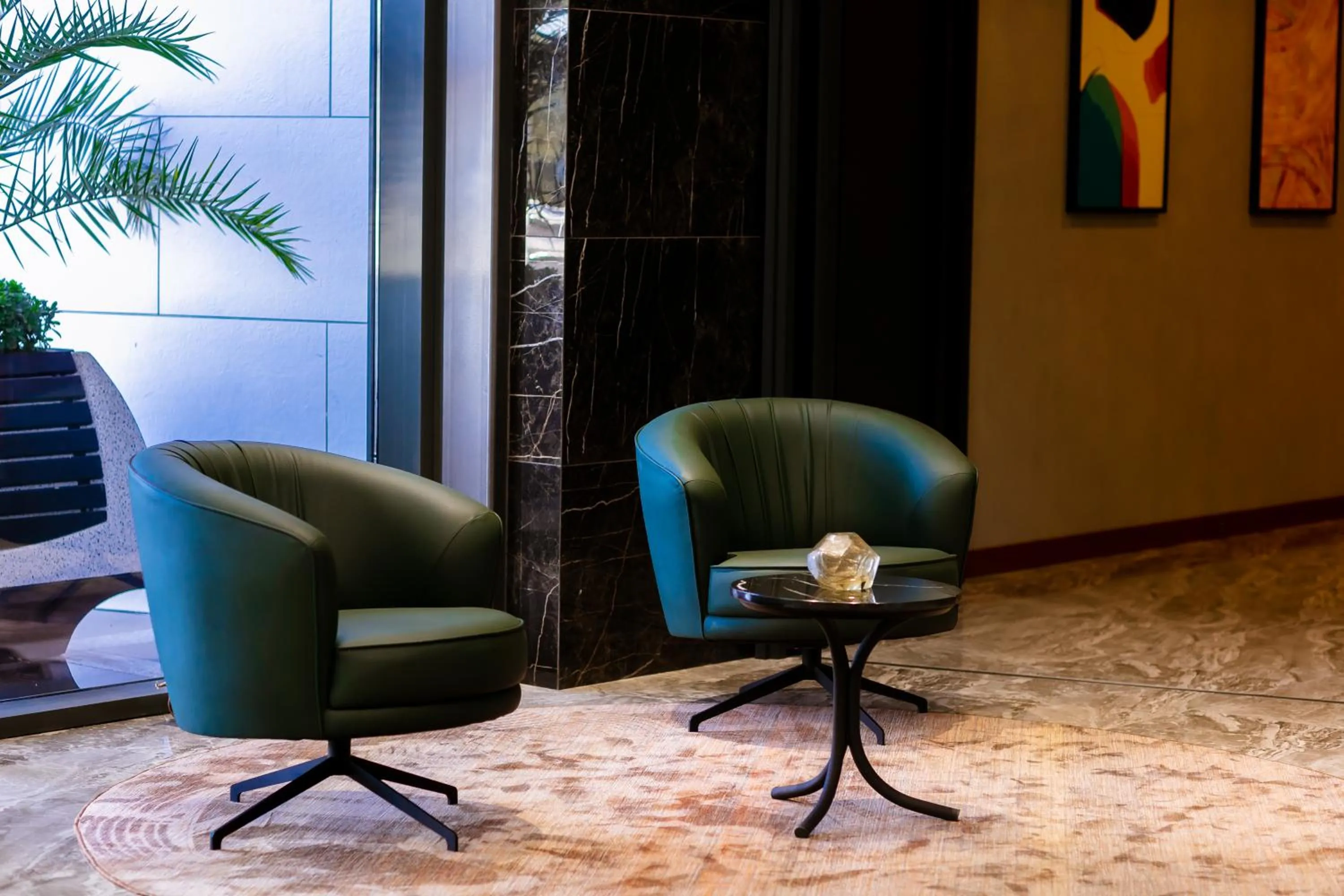 Lobby or reception in Wyndham Garden Baku