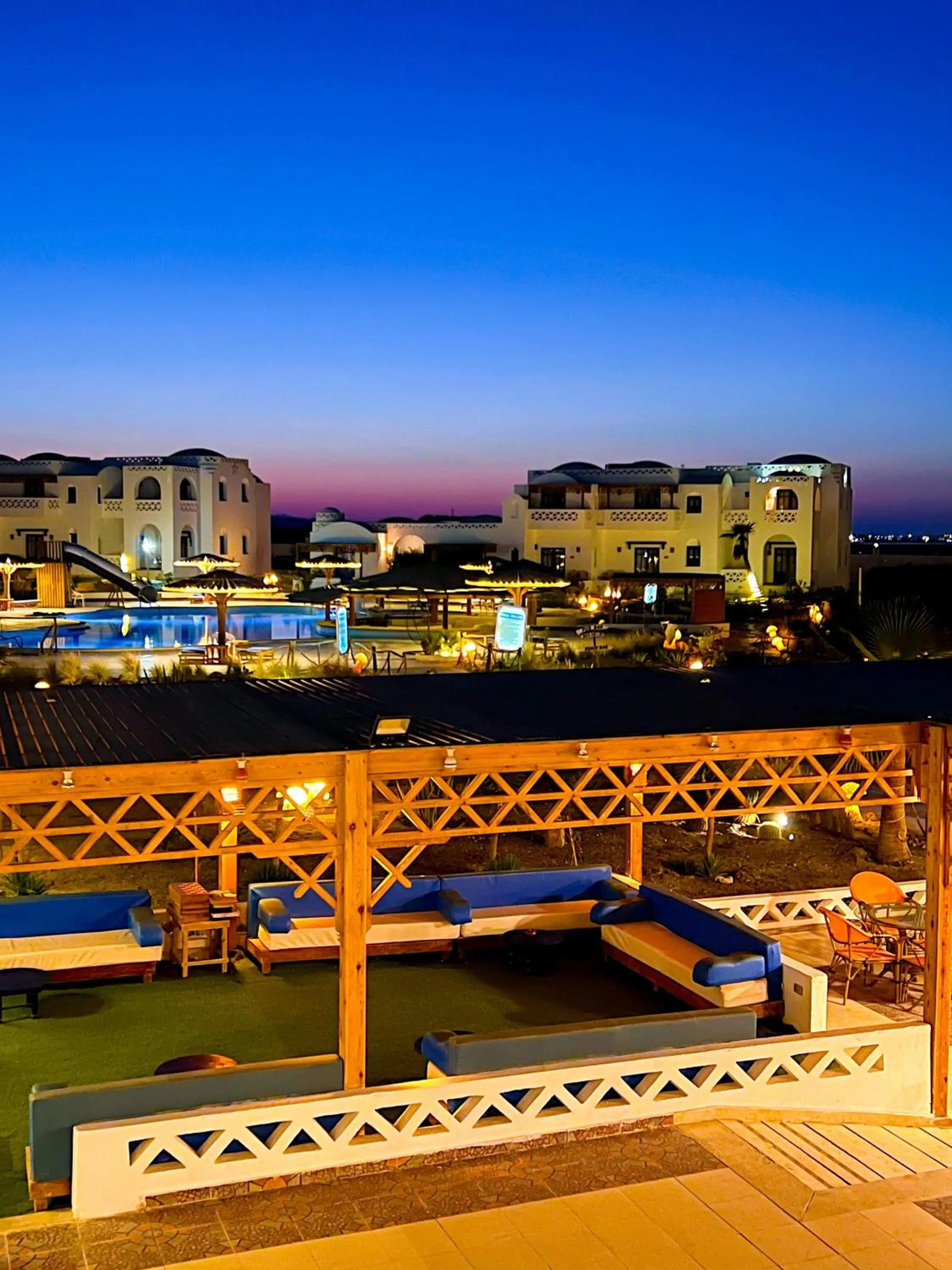 Night in Beach safari nubian resort