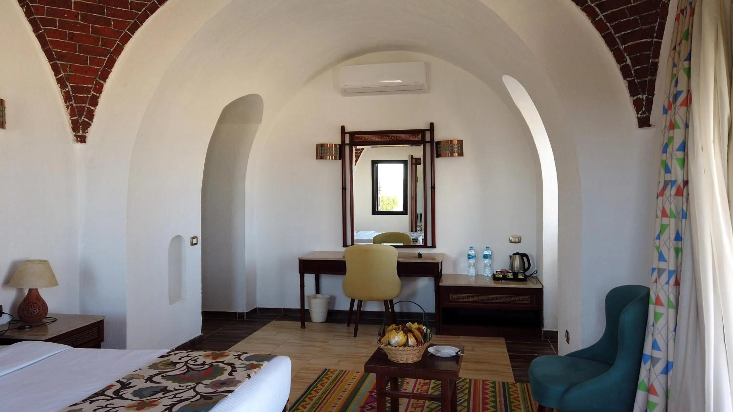 Bedroom, Bed in Beach safari nubian resort