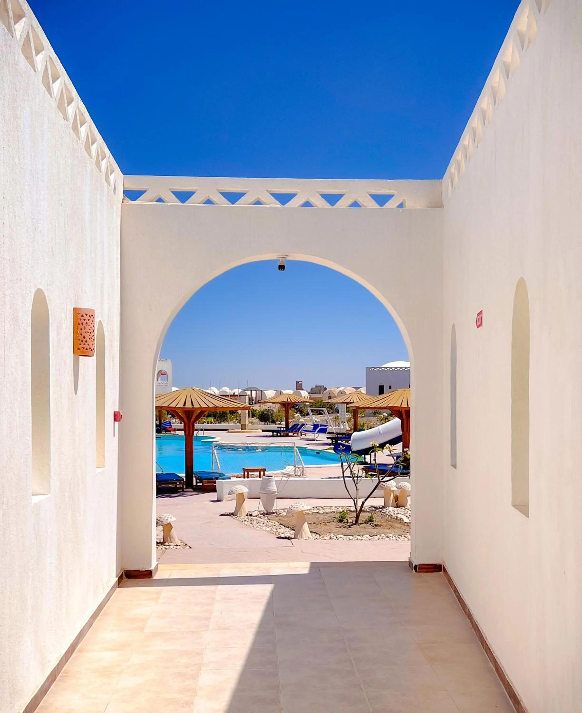 Property building in Beach safari nubian resort