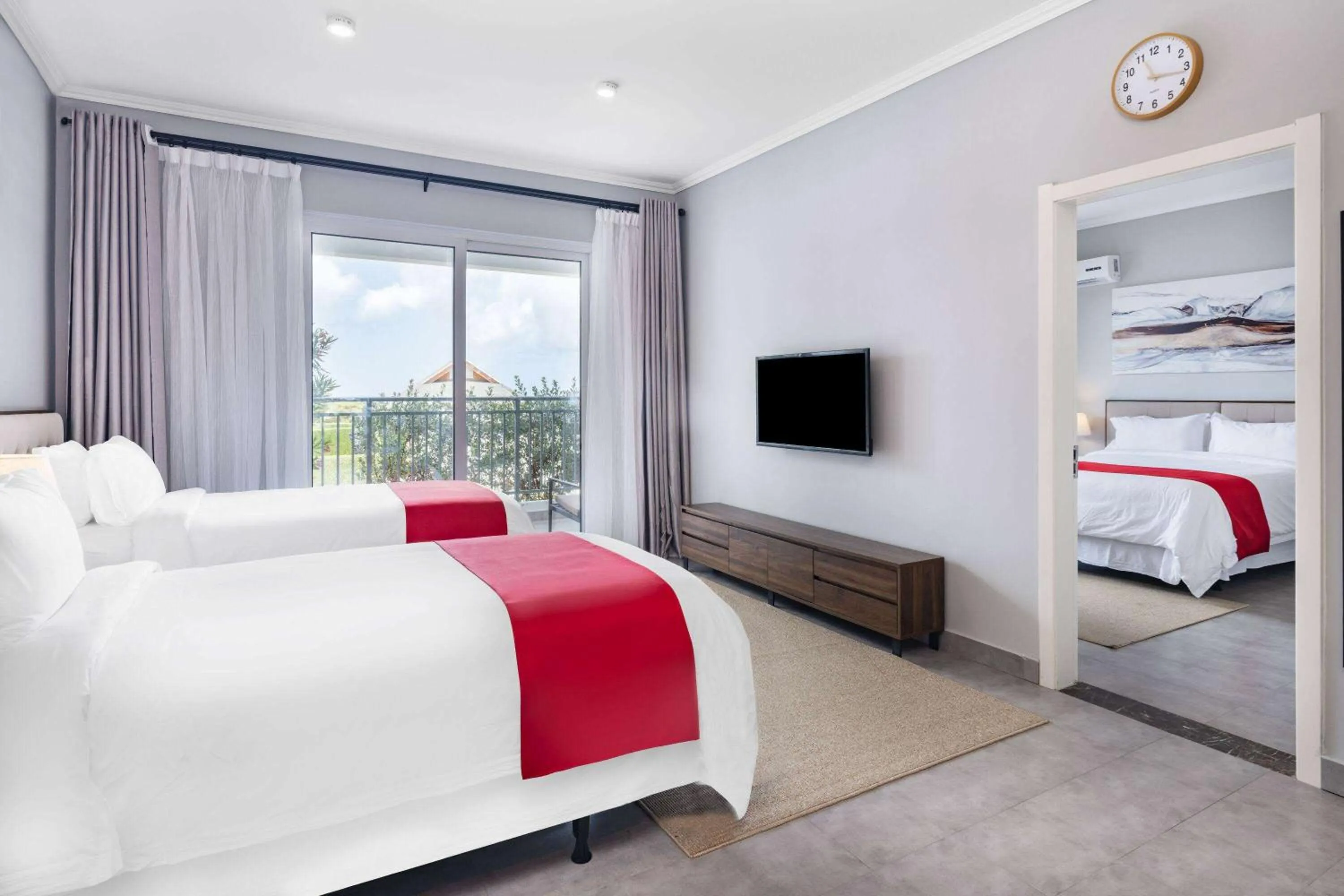 Bed in Ramada by Wyndham St Kitts Resort