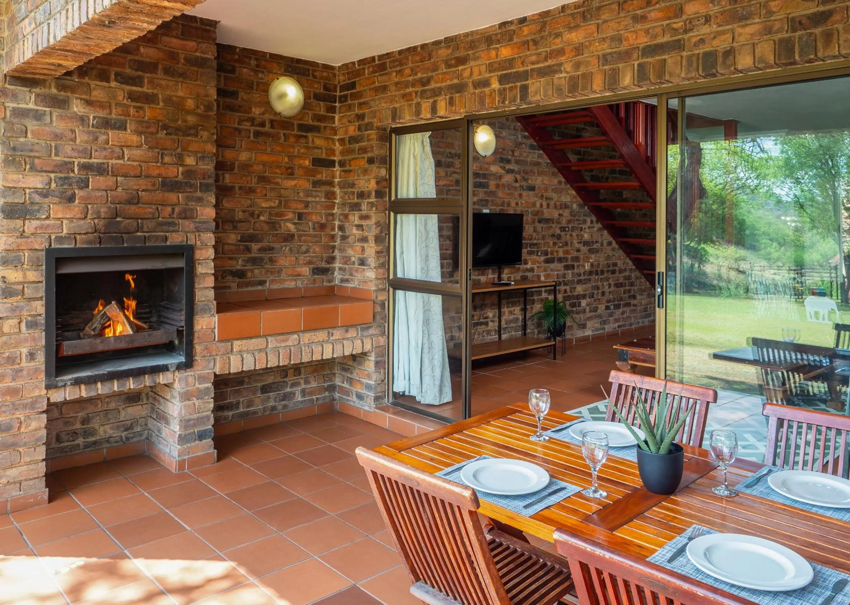 Patio in Olifants River Lodge by Dream Resorts