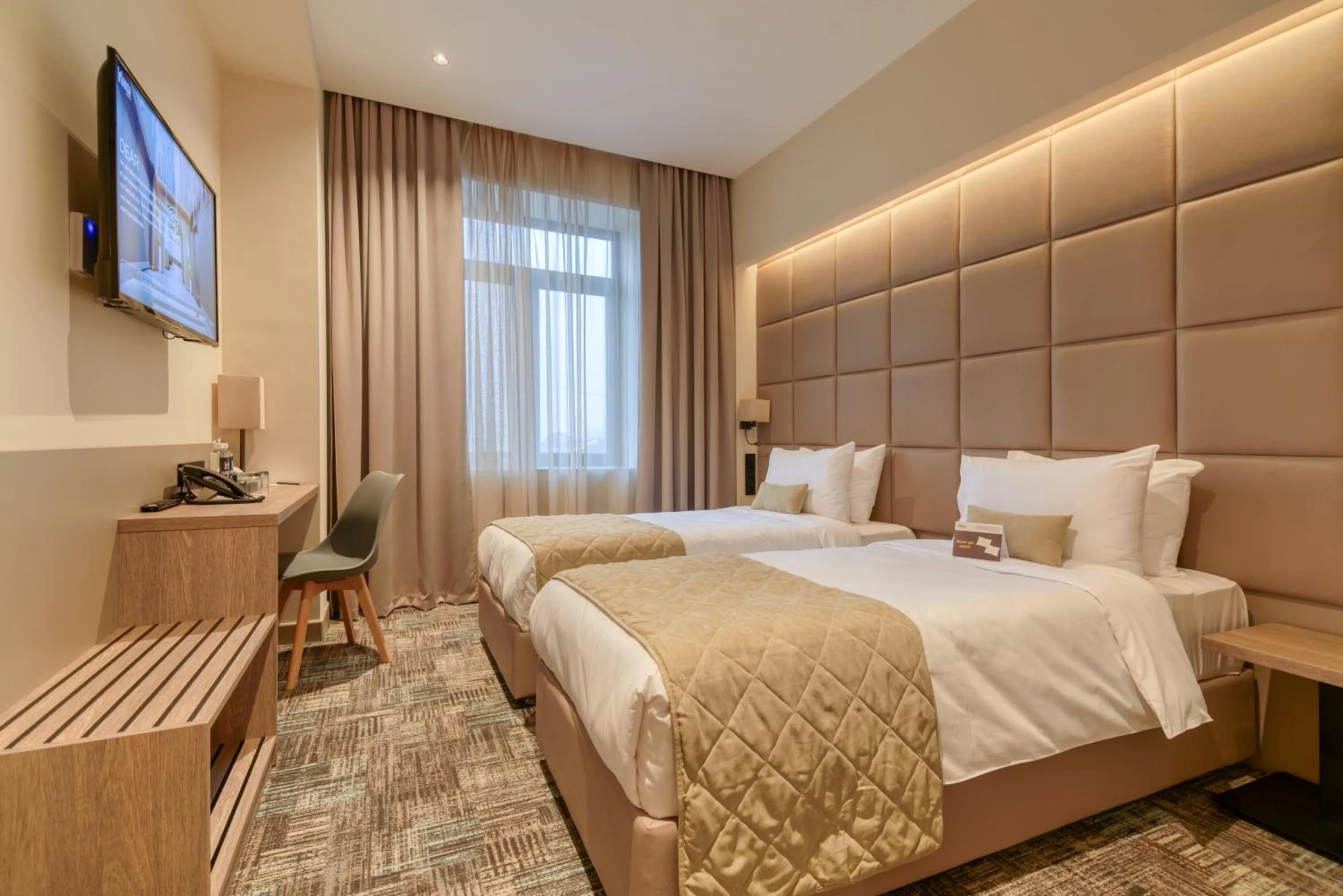 Bed in Hayasa Hotel Yerevan