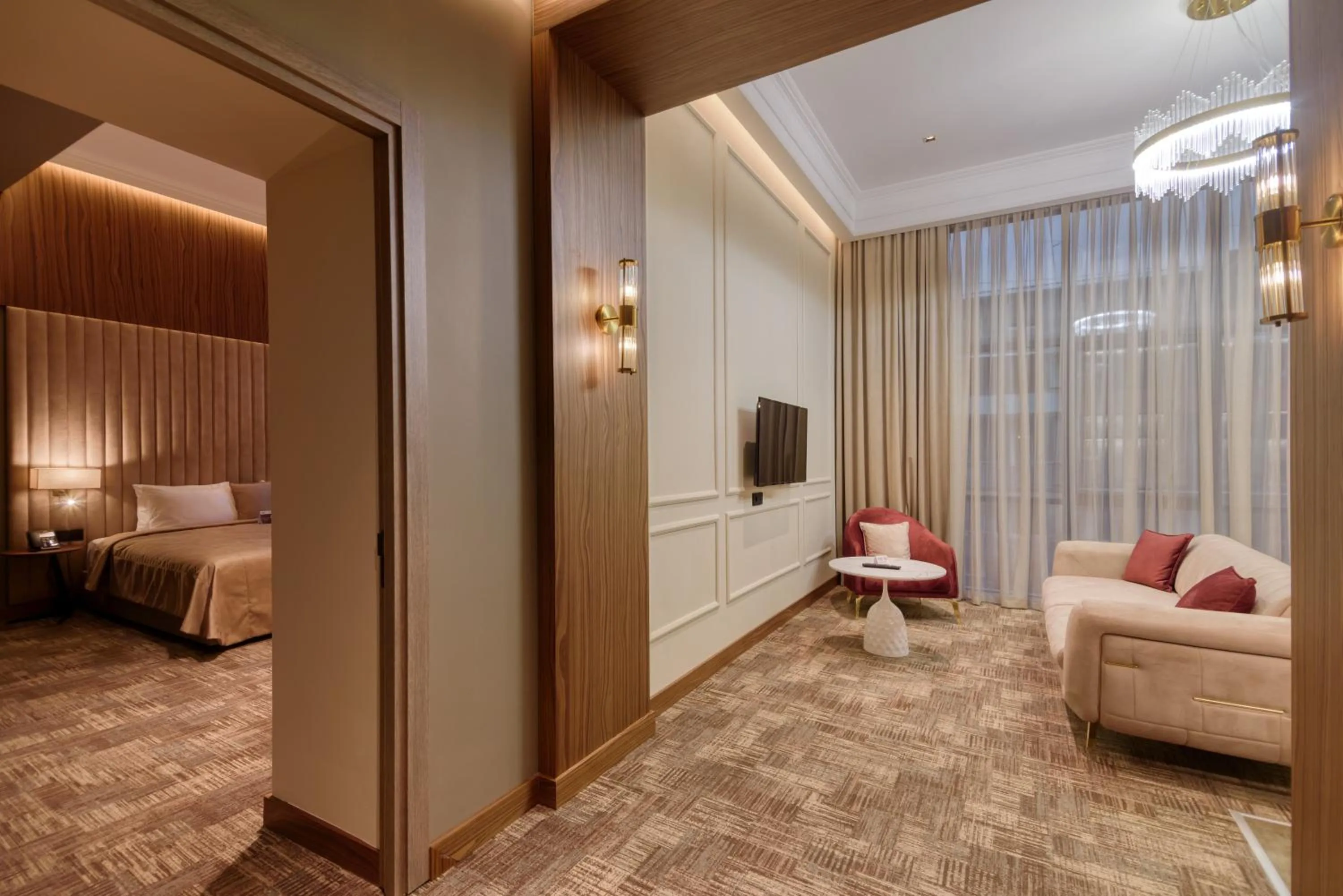 TV and multimedia, Bed in Hayasa Hotel Yerevan