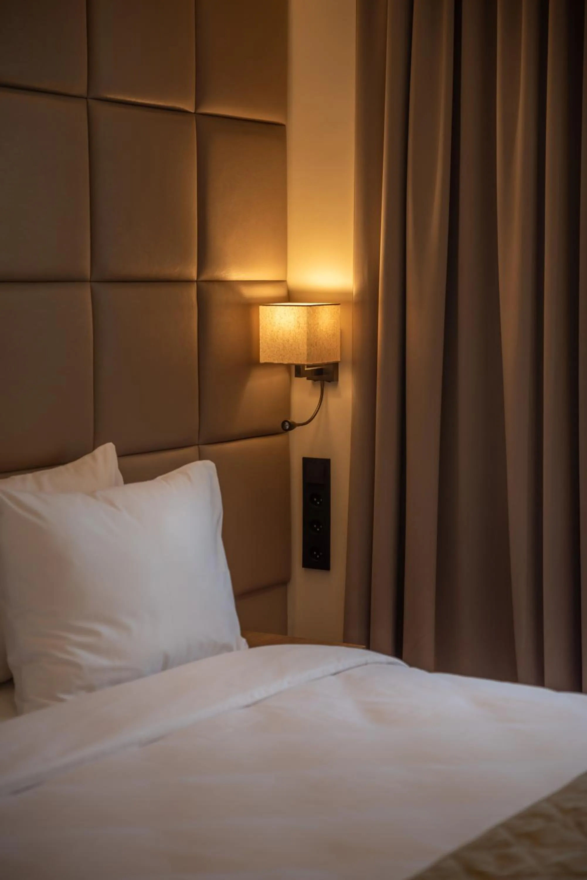 Bed in Hayasa Hotel Yerevan