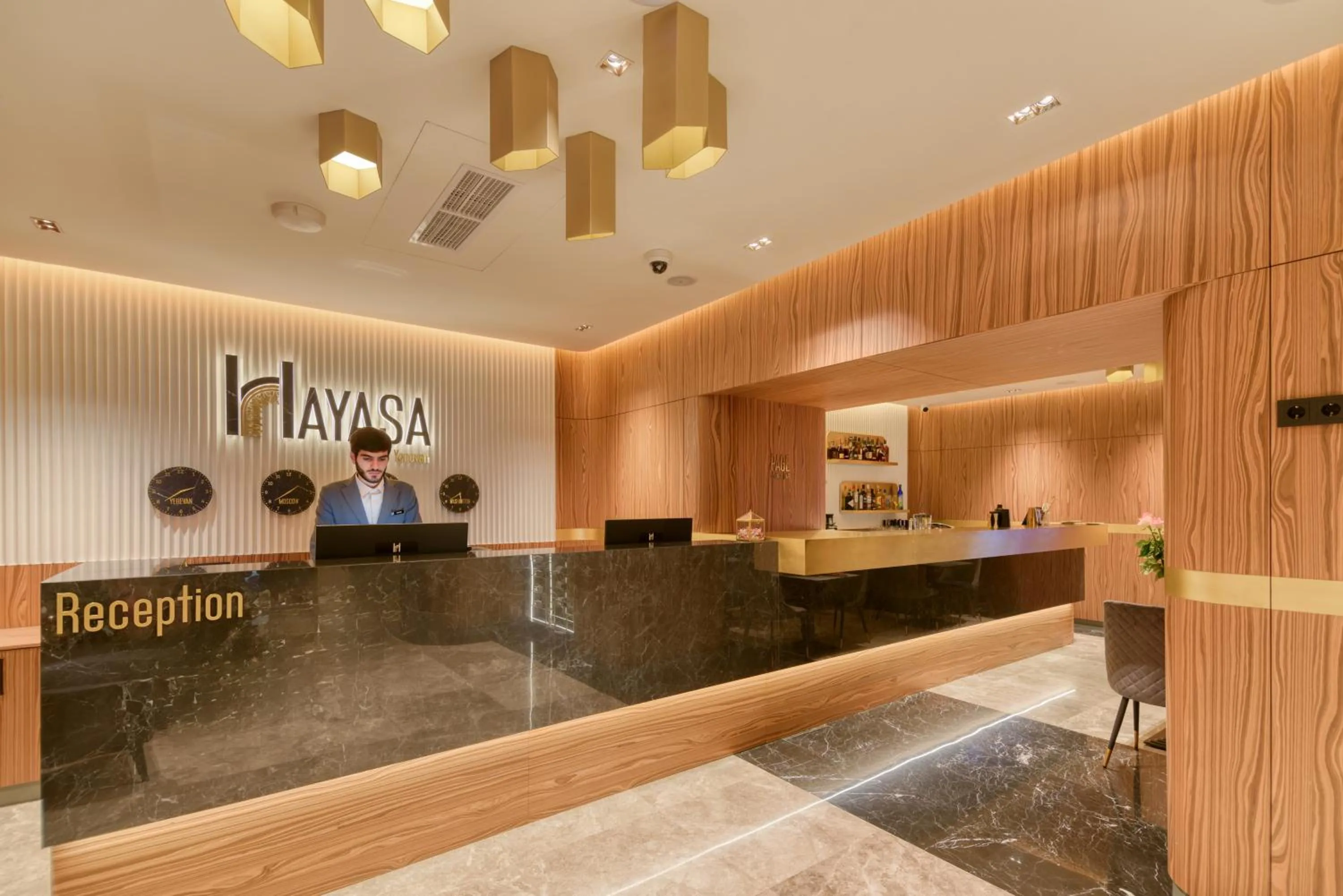 Lobby or reception in Hayasa Hotel Yerevan