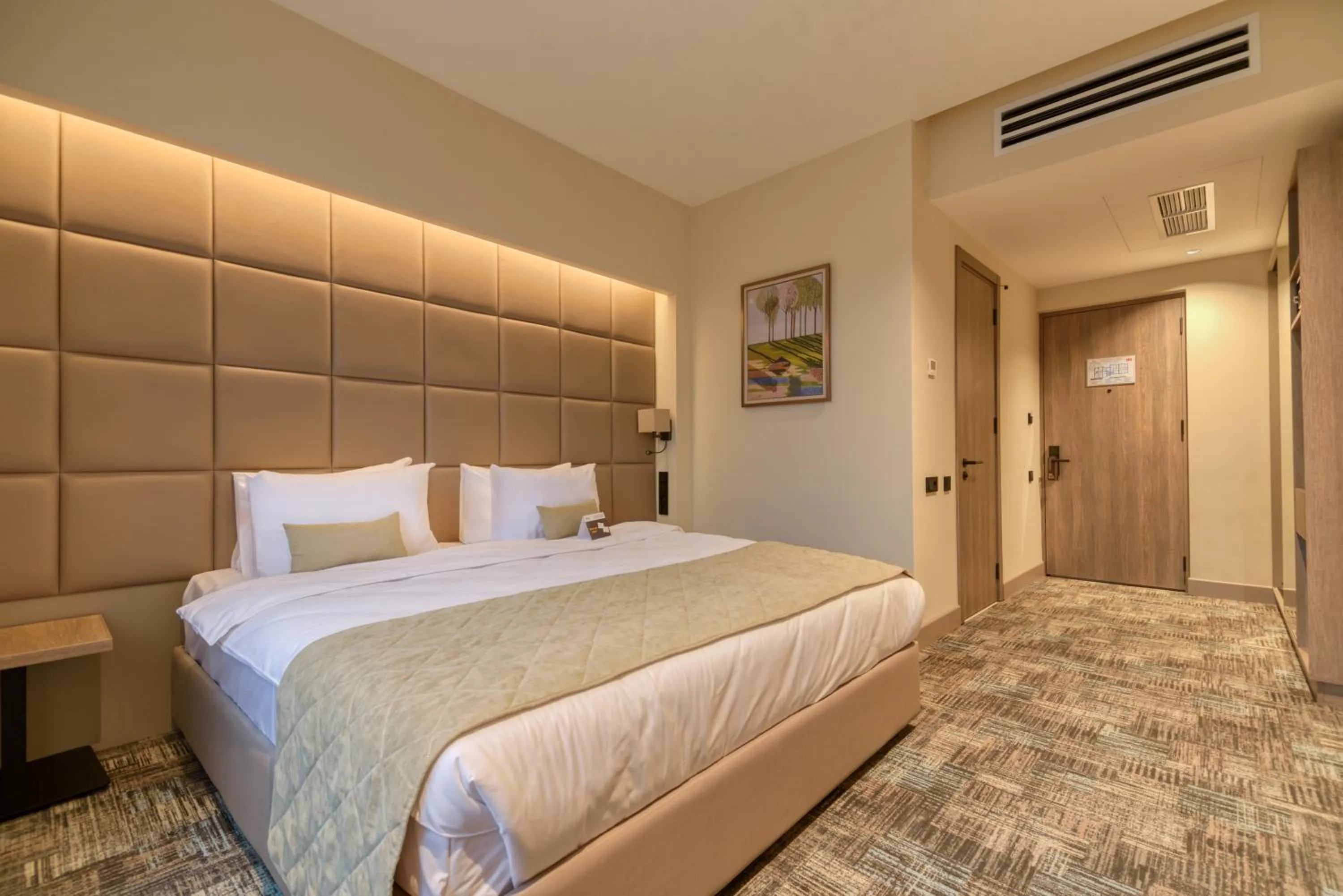 Bed in Hayasa Hotel Yerevan