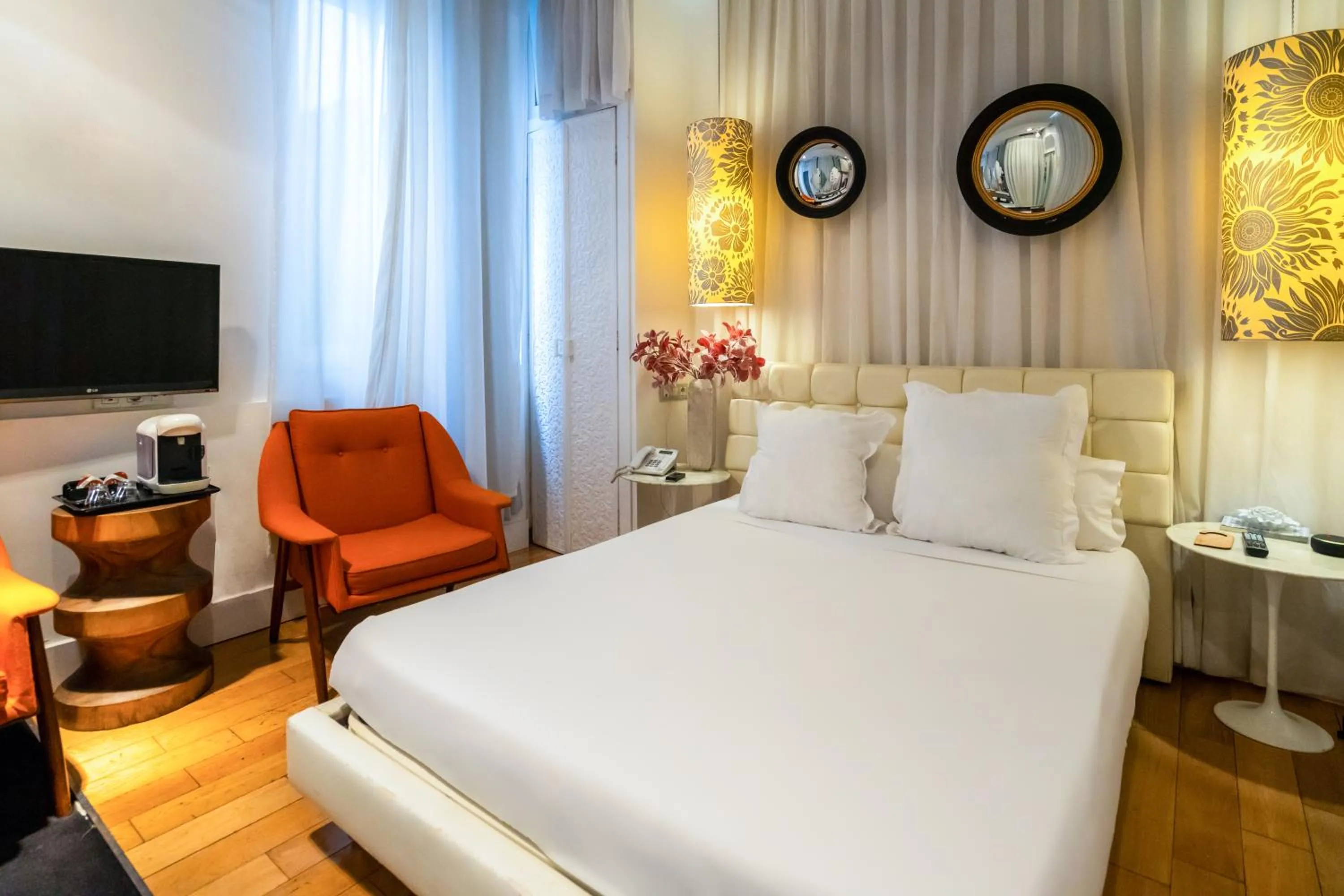 Bedroom, Bed in Abalú Collection Boutique Gran Via