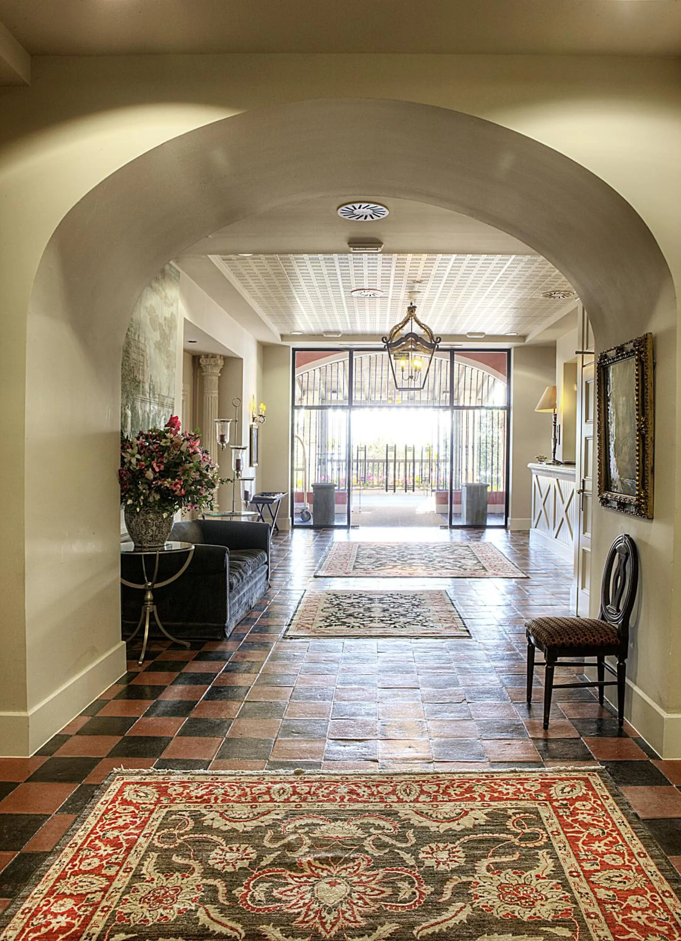 Lobby or reception in Hotel Palacio Urgoiti