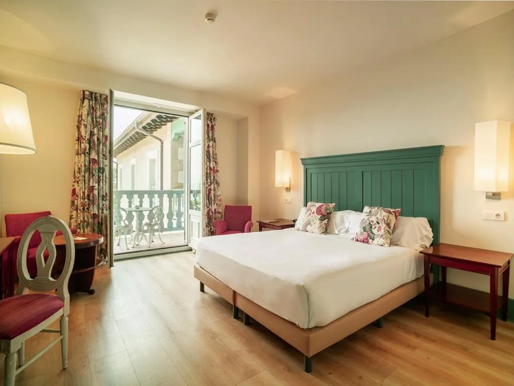 Bed in Hotel Palacio Urgoiti