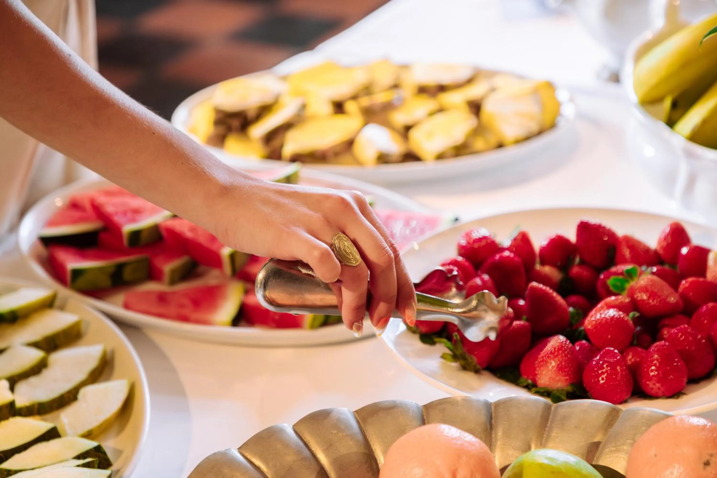 Buffet breakfast in Hotel Palacio Urgoiti