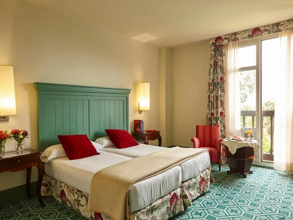 Bed in Hotel Palacio Urgoiti