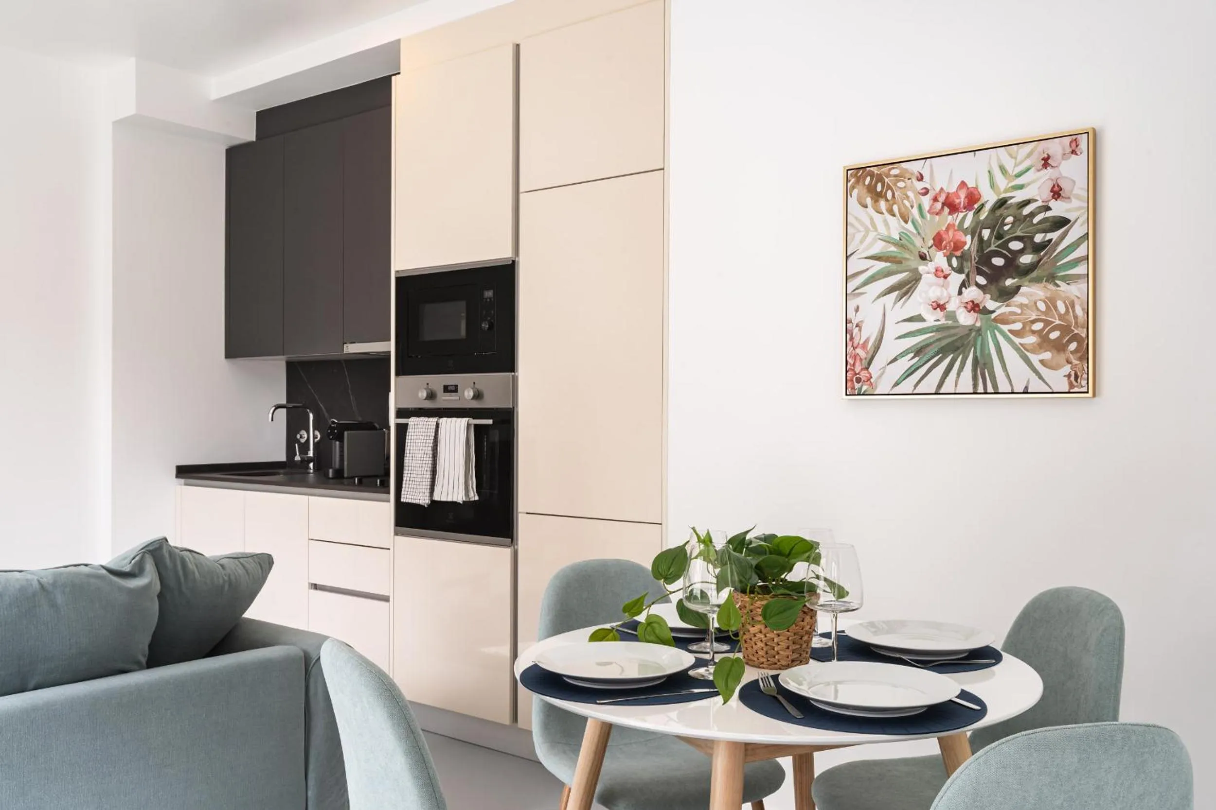 Kitchen or kitchenette in Succeed Campo Pequeno Apartments