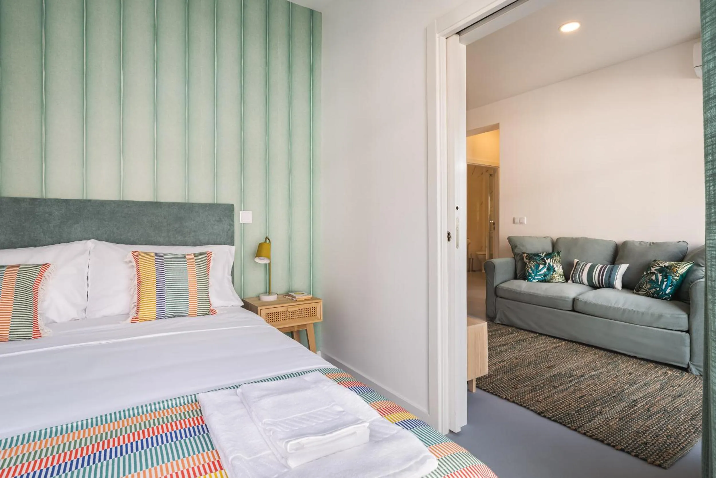 Bedroom, Bed in Succeed Campo Pequeno Apartments