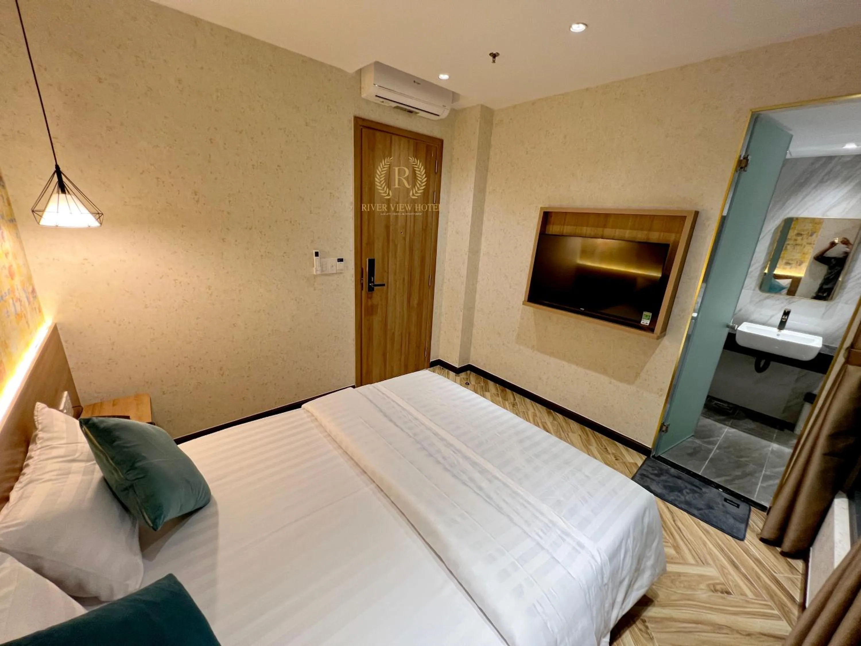 Bed in River View Hotel