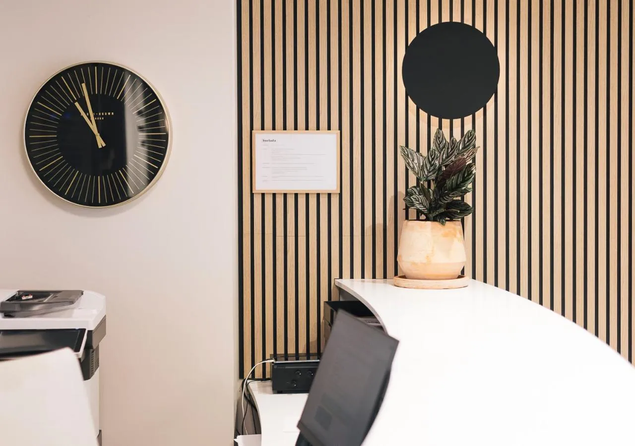 Property building, Bed in Hotel Burlada