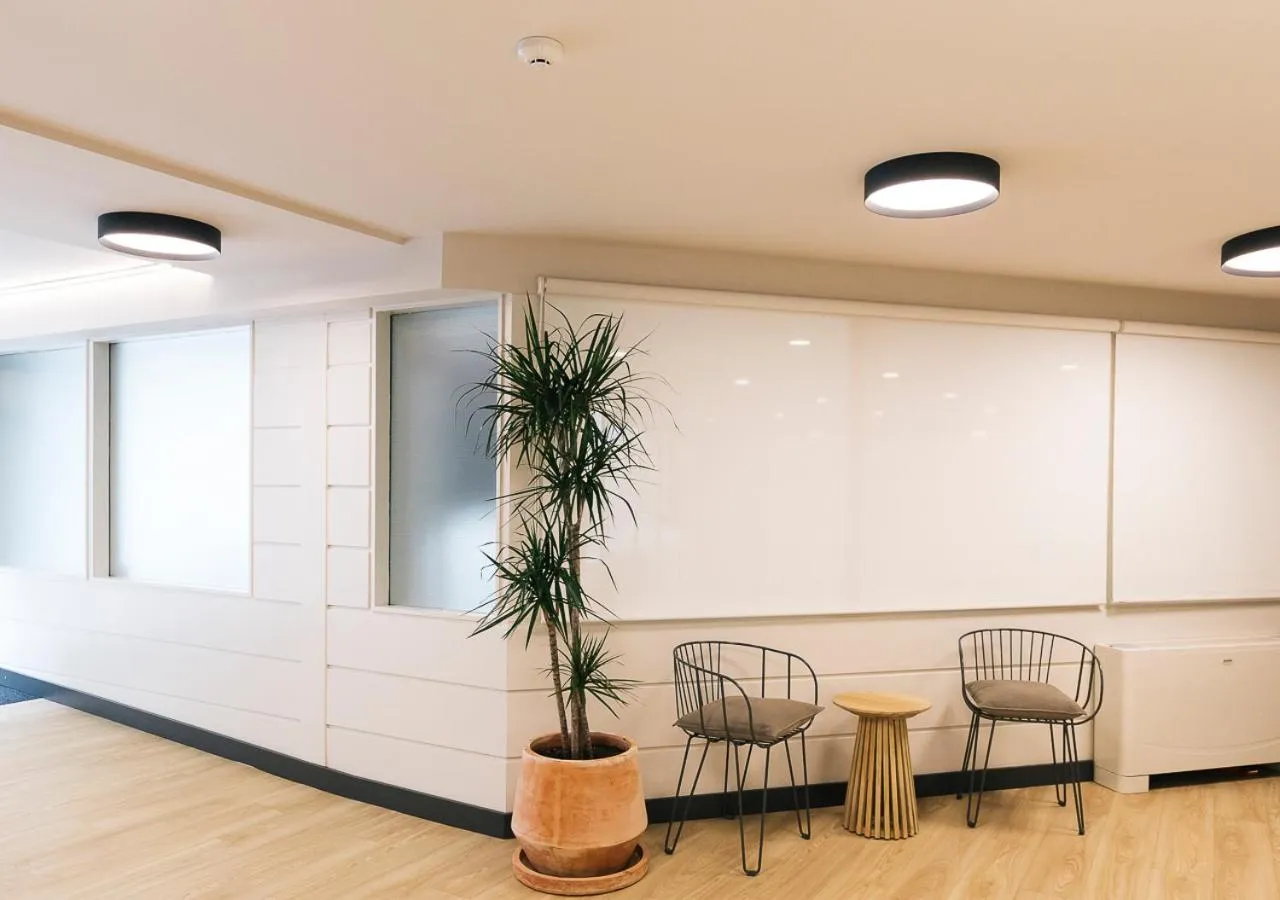 Lobby or reception in Hotel Burlada