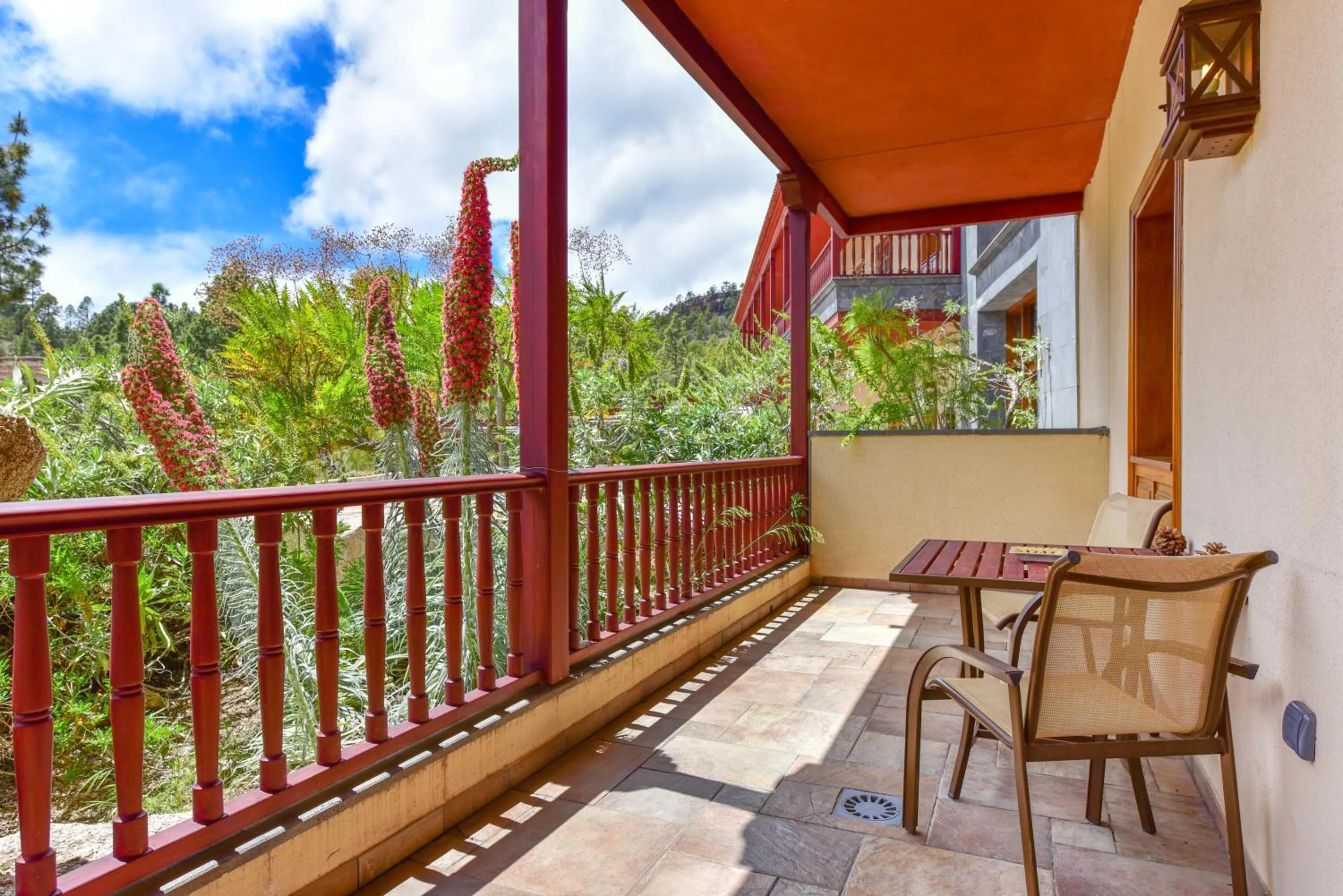 Balcony/Terrace in Hotel Spa Villalba