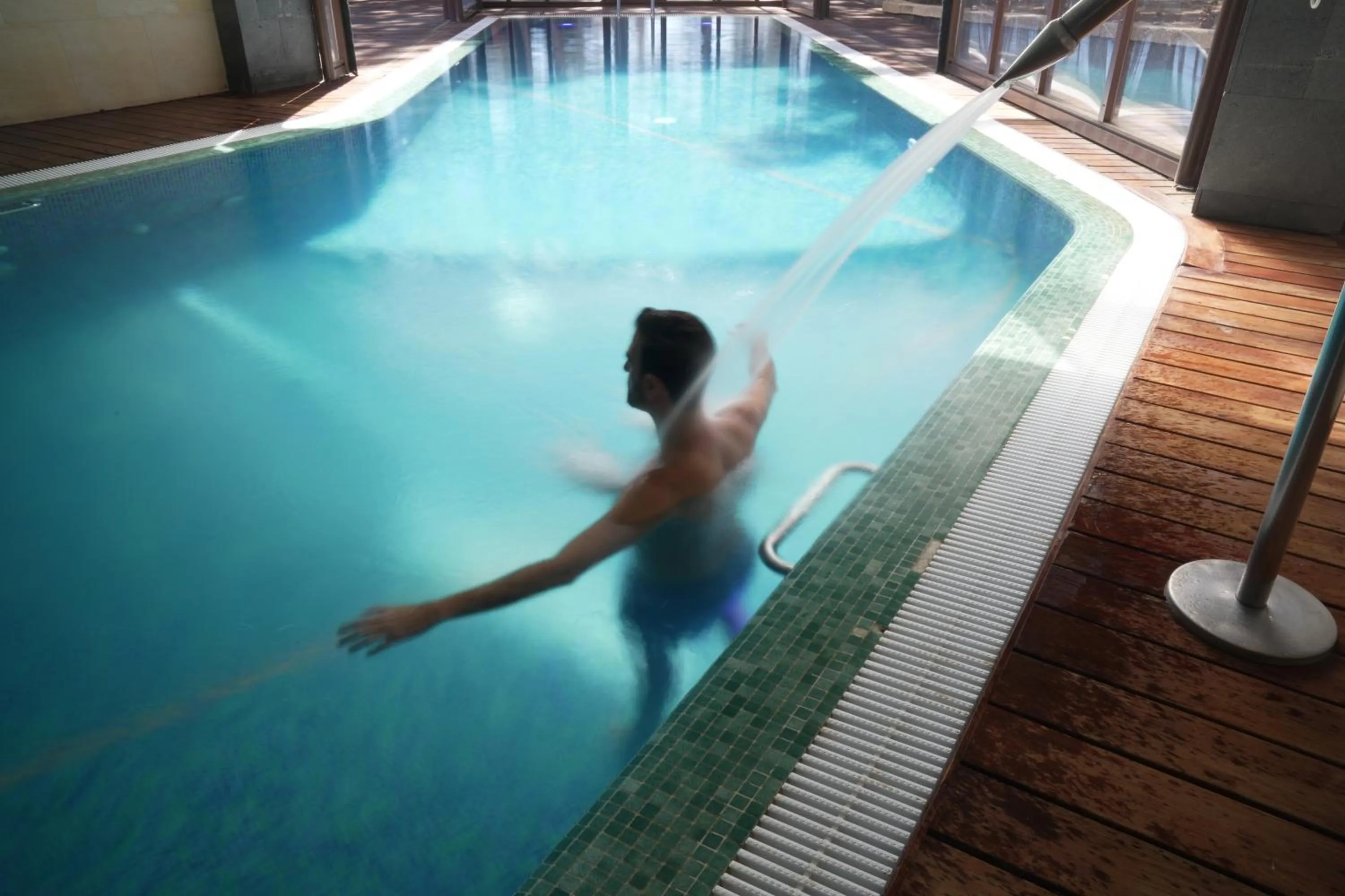 Pool view in Hotel Spa Villalba