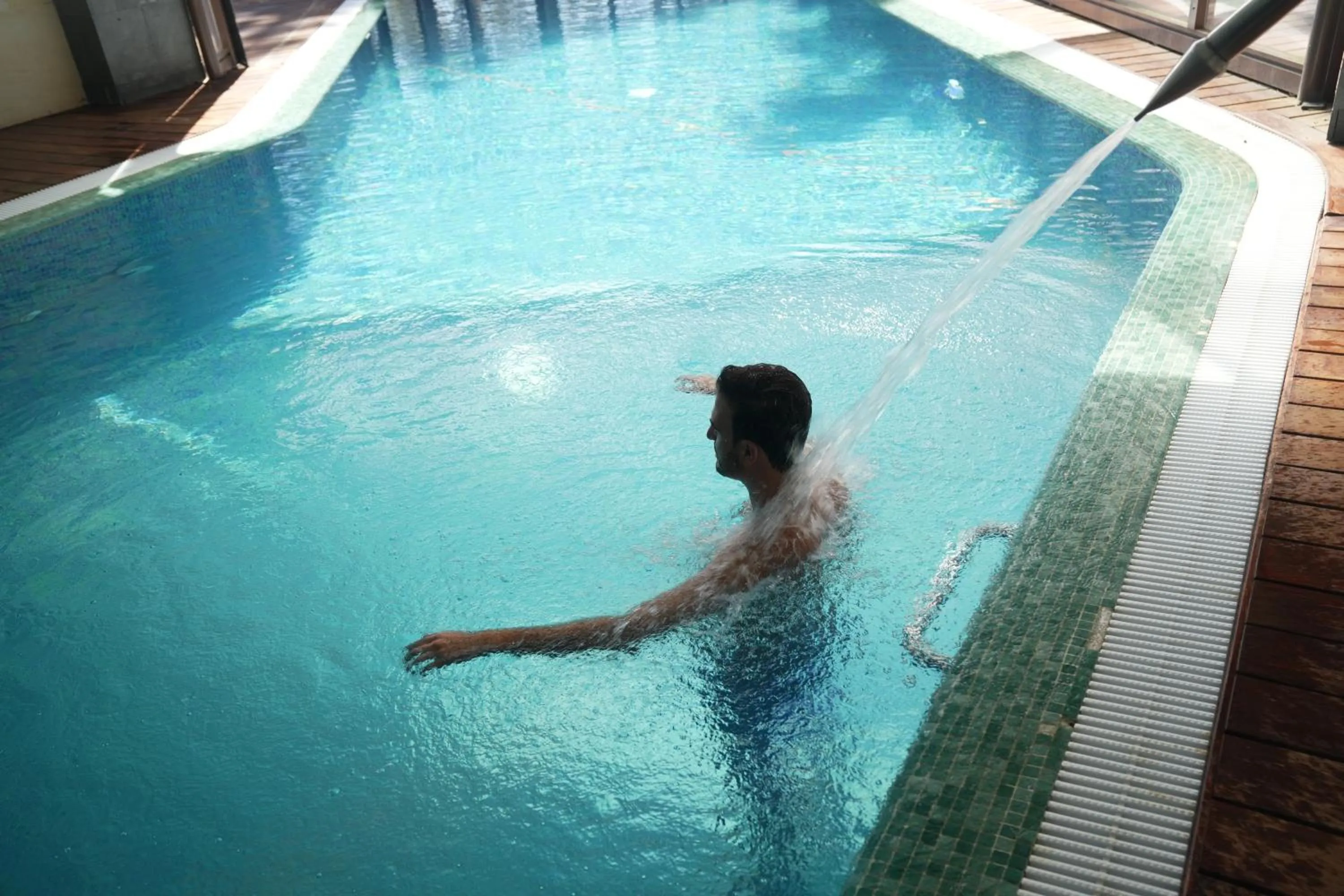 Pool view in Hotel Spa Villalba