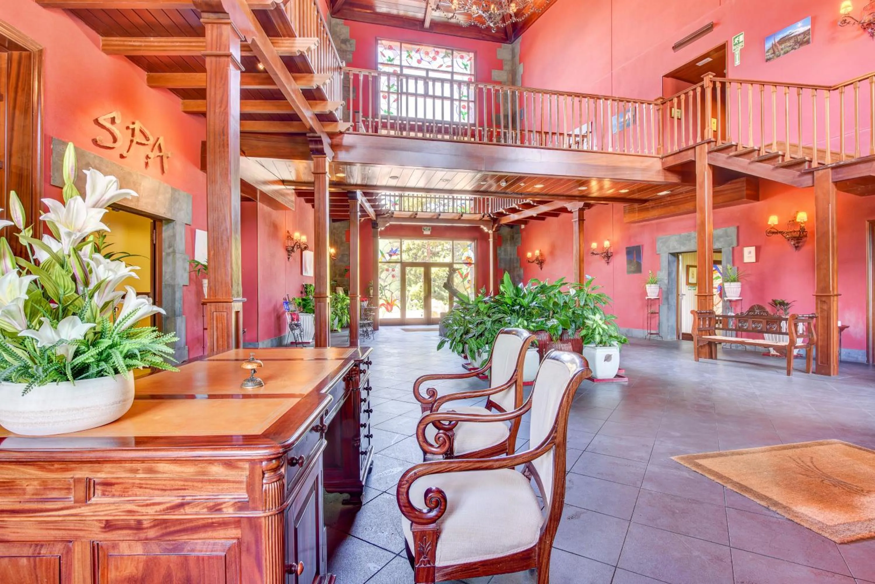 Patio in Hotel Spa Villalba