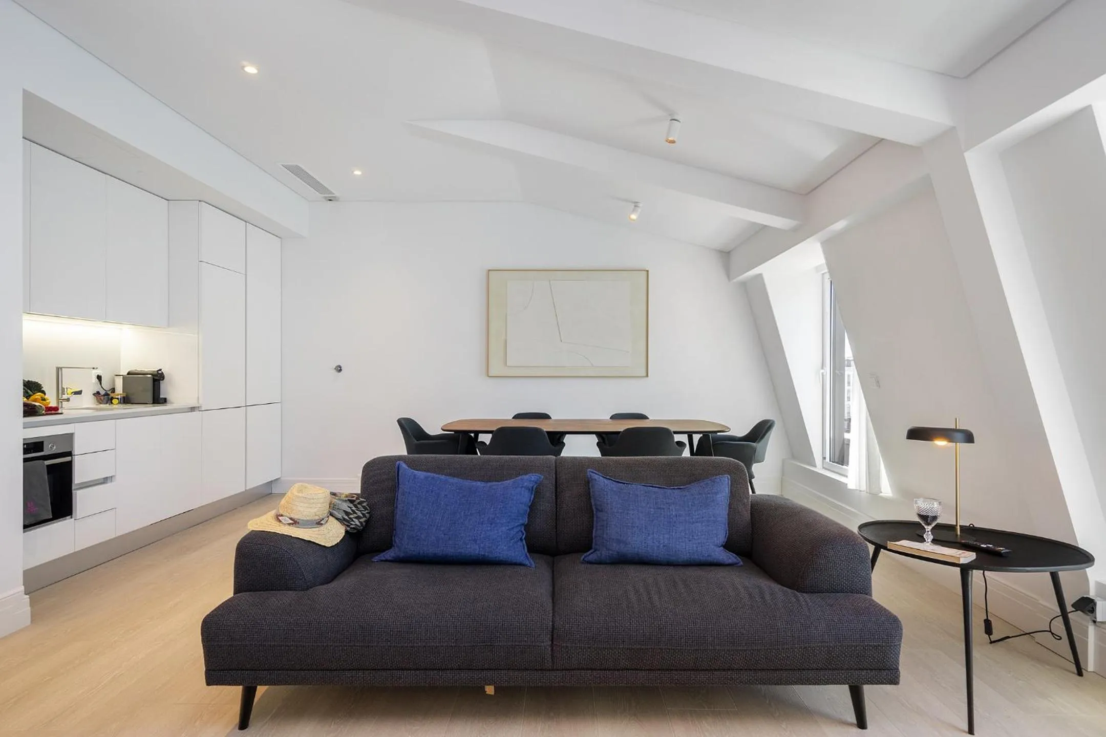 Kitchen or kitchenette in Les Deux Mariettes Apartments & Suites